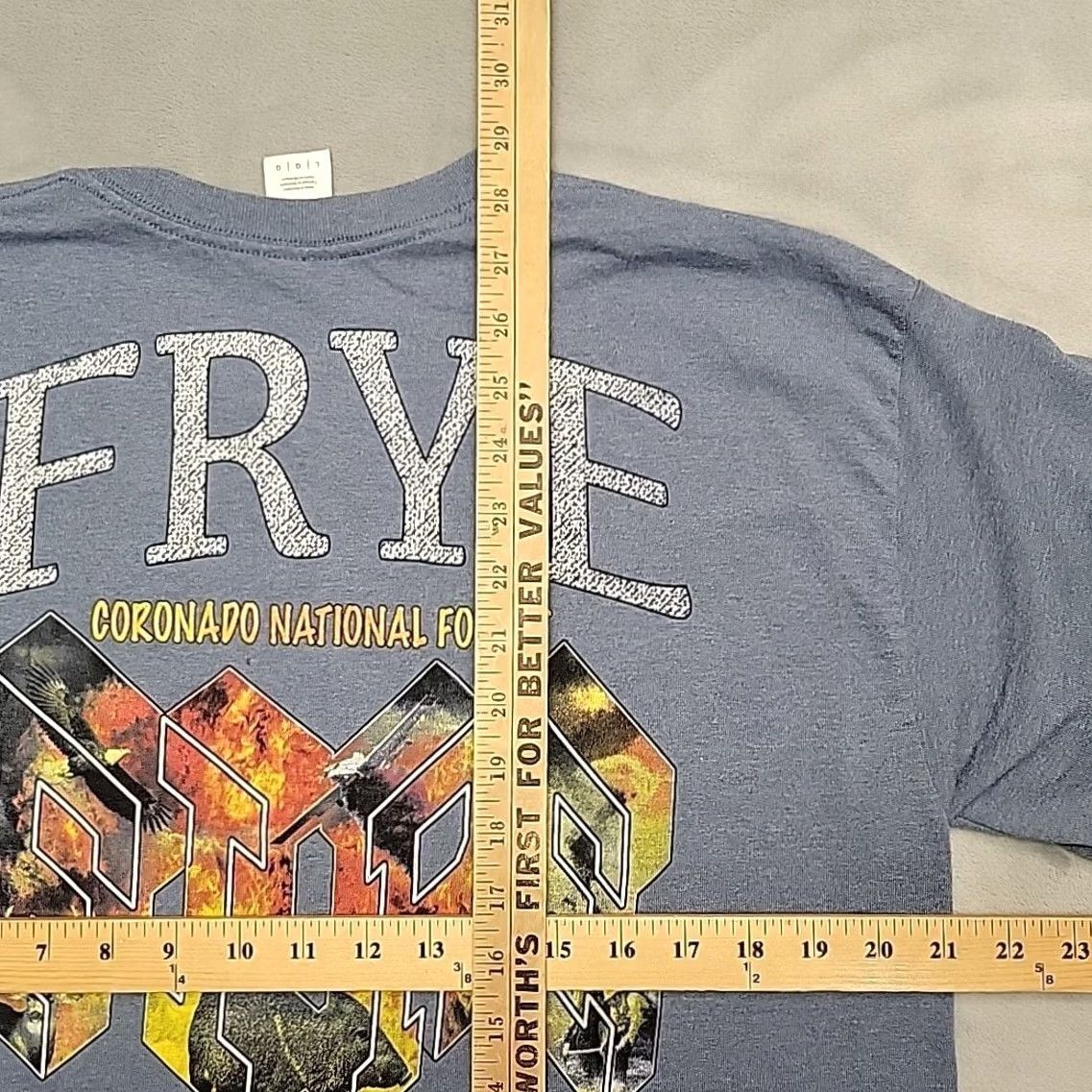 Frye Nike Shirt? (Original title provided: Wildland Firefighter Shirt Men L Blue 2017 Frye Arizona Coronado National Forest) Size US L / EU 52-54 / 3 - 6 Thumbnail