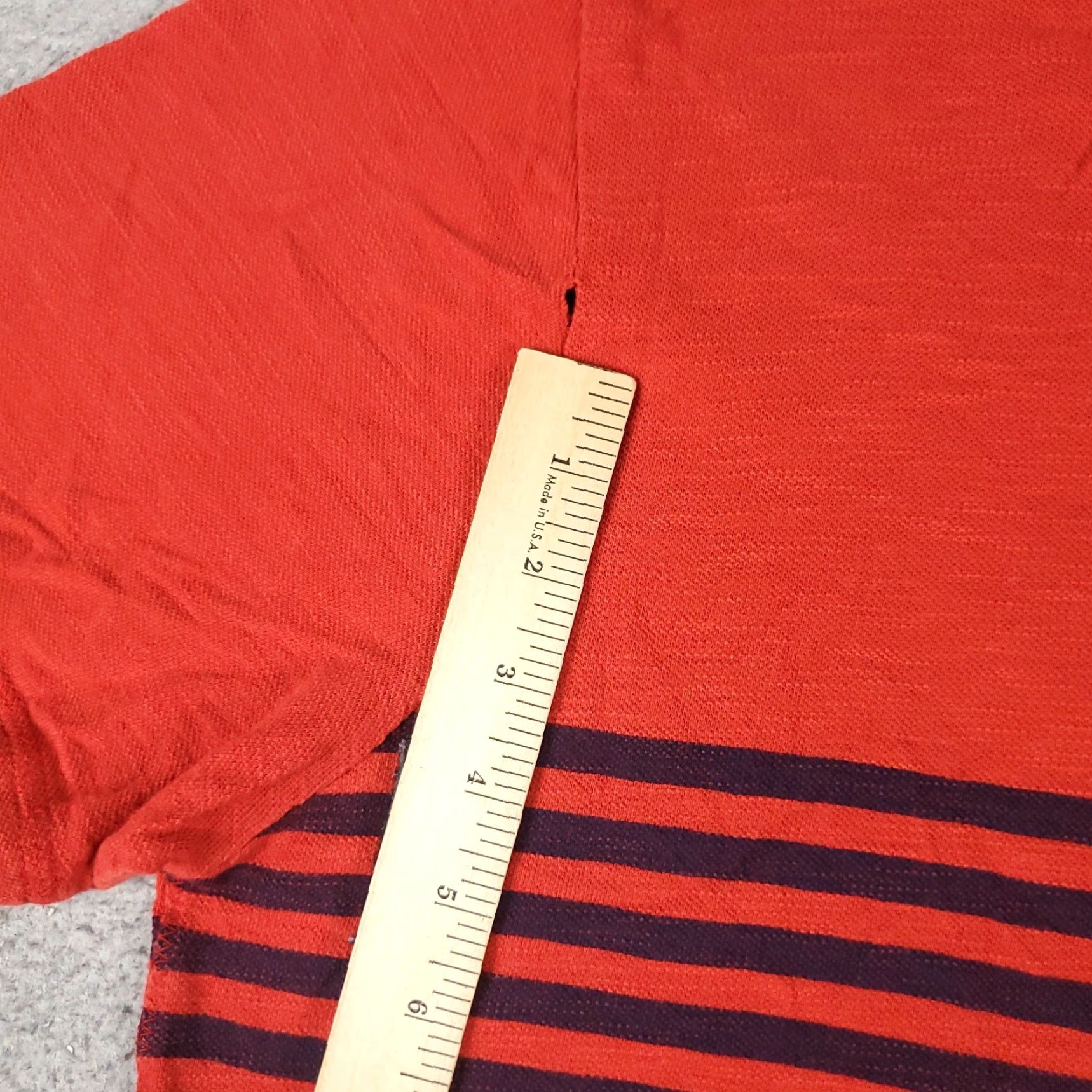 Lucky Brand Lucky Brand Polo Shirt Mens XL Red Solid Short Sleeve Button Collar Classic Casual Polo Men XL Red Adjusted for Wear, Hole on Sleeve - No Graphic Size US XL / EU 56 / 4 - 6 Thumbnail