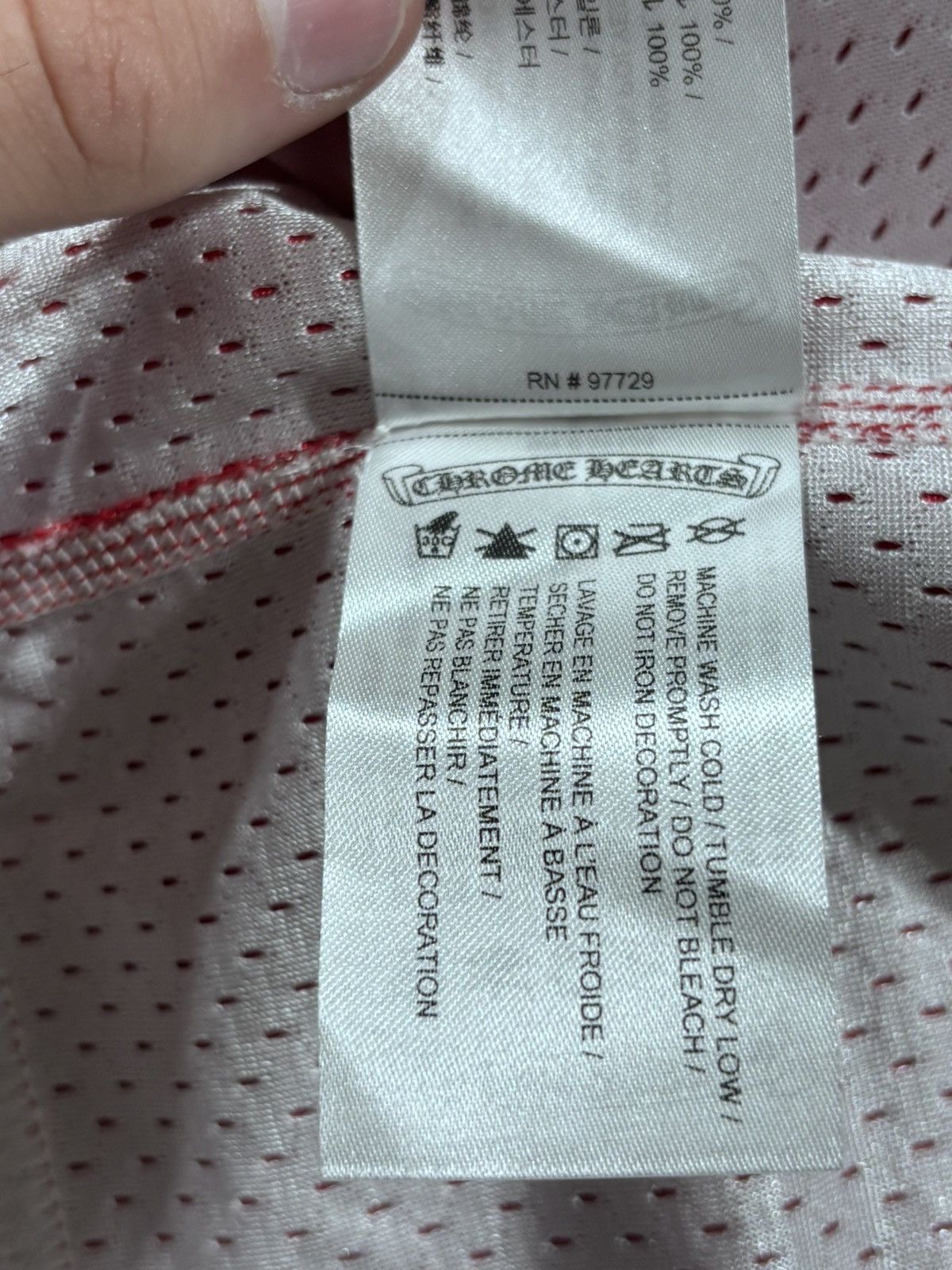 Chrome Hearts Chrome Hearts Matty Boy Team Form Reversible Mesh Jersey Size US M / EU 48-50 / 2 - 14 Thumbnail