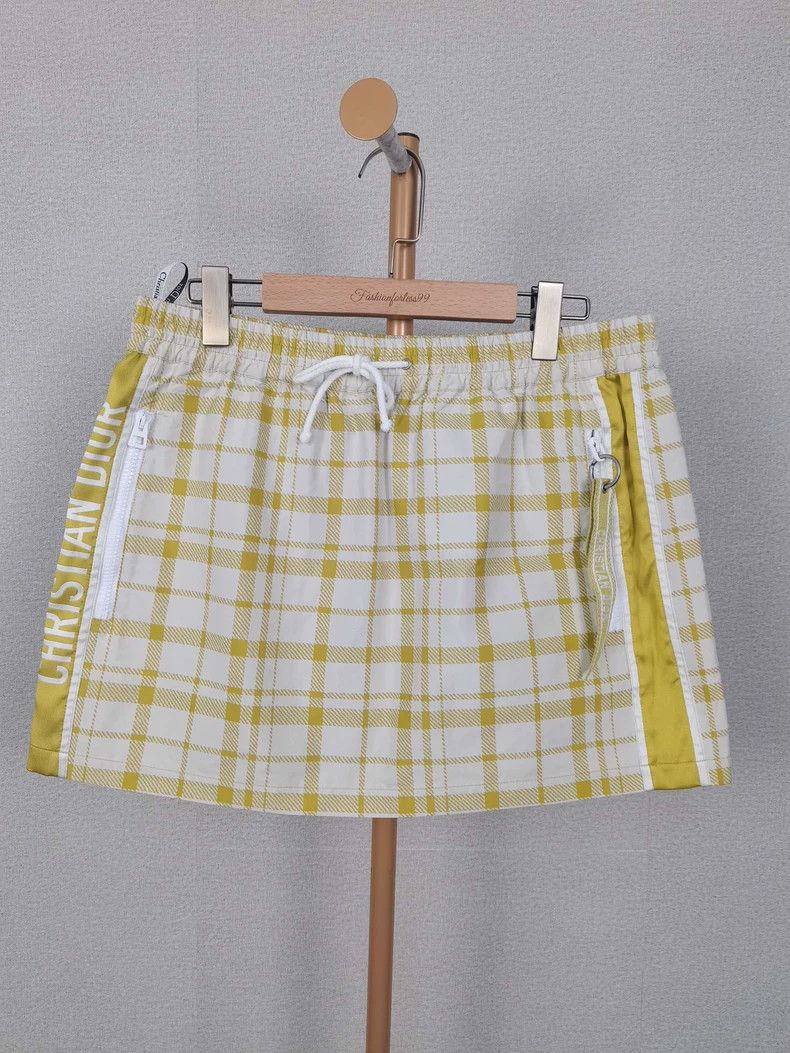 Dior Dior Plaid Mini Skirt Size 40 - dmc Size US 31 - 1 Thumbnail