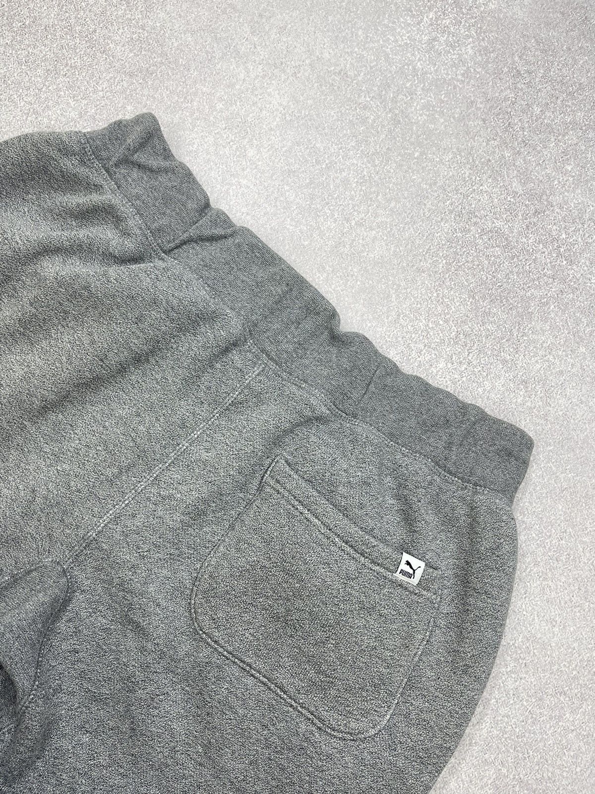 Puma Mens Puma Trinomic Jogger Sweatpants Grey Big Logo Drill Y2K Size US 34 / EU 50 - 6 Thumbnail