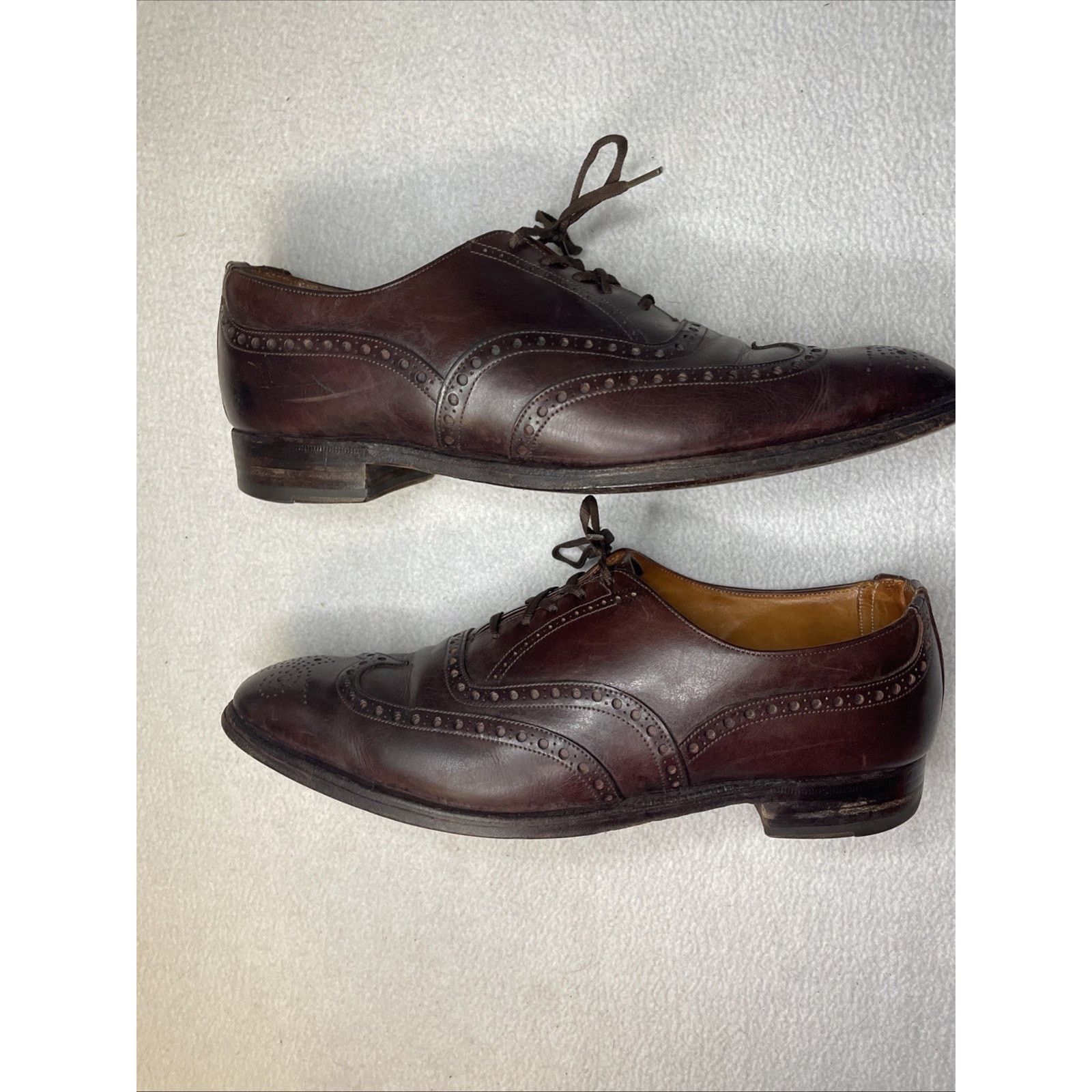 Brooks Brothers Vtg Brooks Brothers Devon England Wingtip Brown Leather 11.5 Size US 11.5 / EU 44-45 - 4 Thumbnail