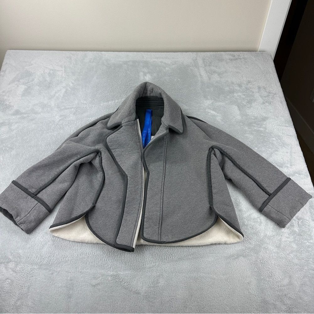 Kit and Ace Kit & Ace Lululemon Gray Black Concordia Wrap Jacket Cotton Size M / US 6-8 / IT 42-44 - 2 Thumbnail
