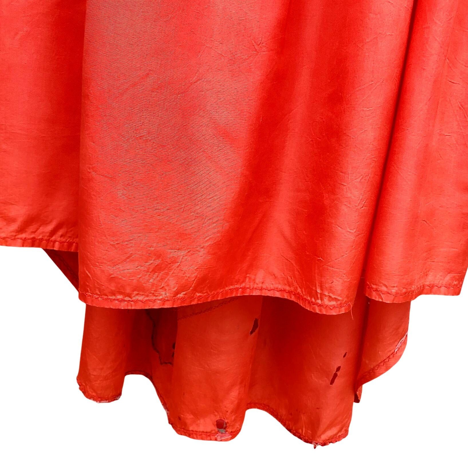 Vintage Vintage 30s Style Red Orange Acetate Maxi Size S Black Appli Size S / US 4 / IT 40 - 7 Thumbnail