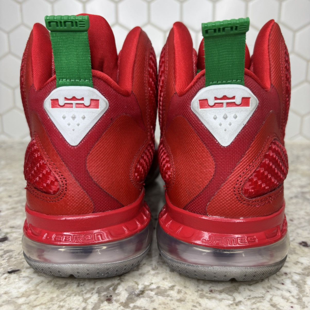 Nike Size 8-Nike LeBron 9 Christmas 2011ICY ❄️VERY CLEAN SHIP ASAP Size US 8 / EU 41 - 5 Thumbnail