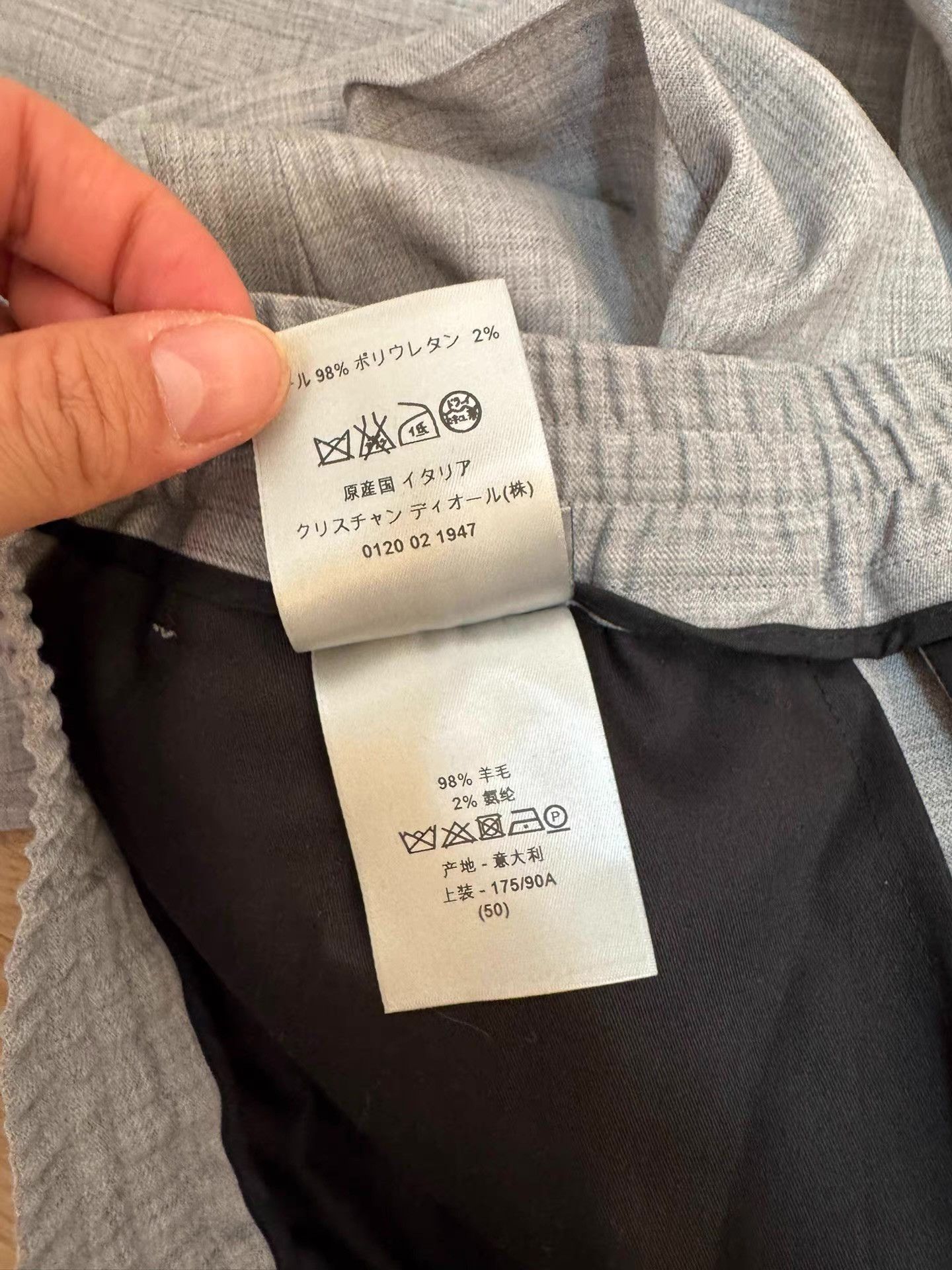 Dior Dior Homme Grey Wool Hooded Casual Blazer Q14 Size 50R - 3 Thumbnail