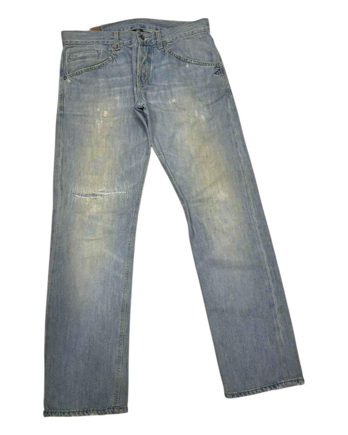 Dondup × If Six Was Nine × Japanese Brand Vintage Dondup Made in Italy Selvedge Denim Jeans Size US 34 / EU 50 - 3 Thumbnail