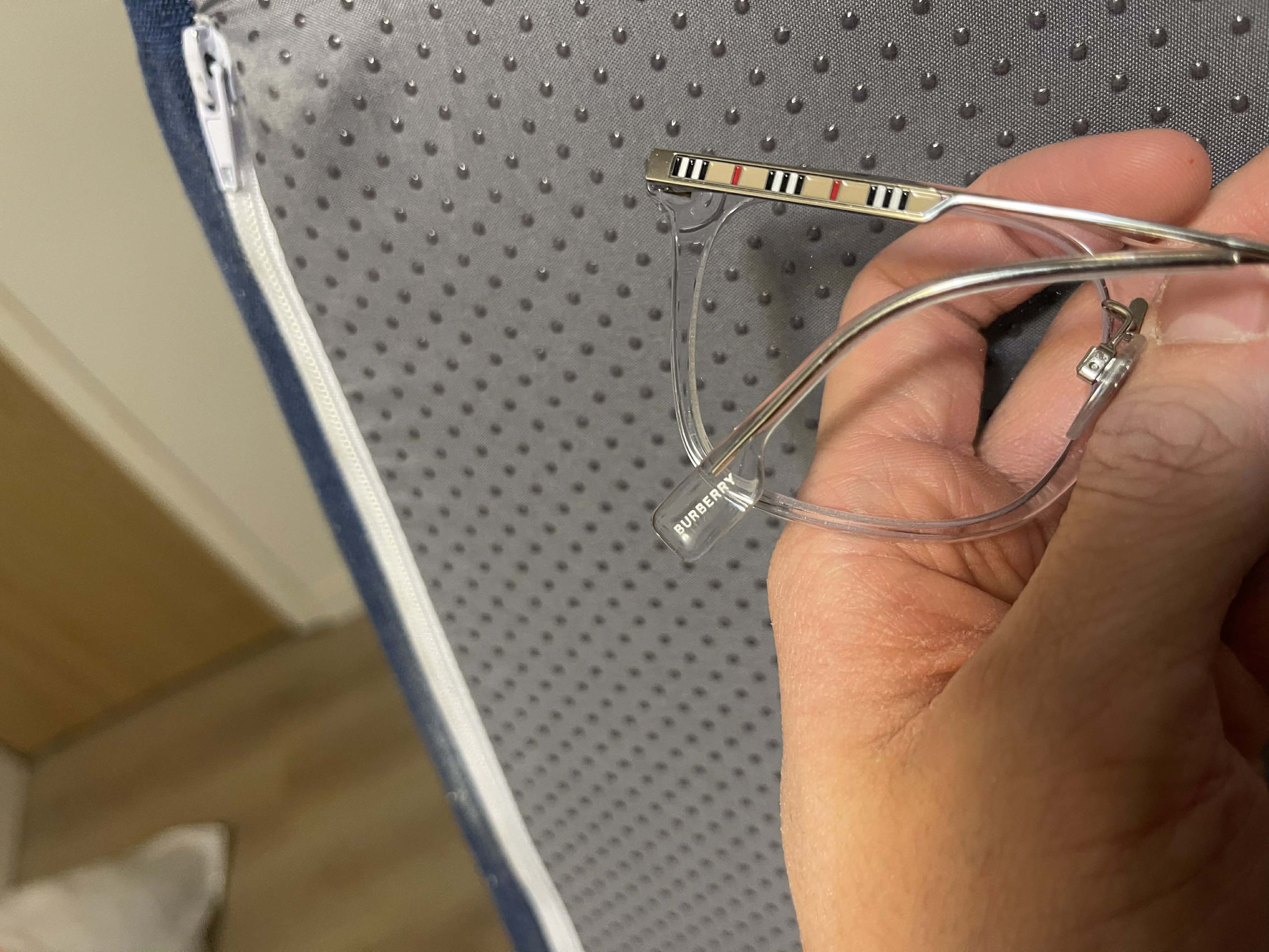 Burberry Burberry Elgin BE2343 3024 Transparent/Clear Size ONE SIZE - 4 Thumbnail