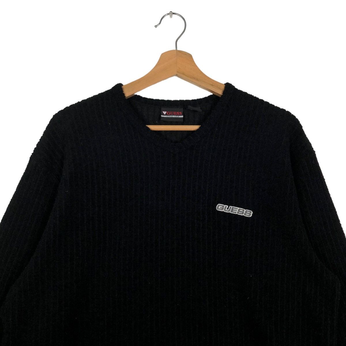 Guess 🔥90’s Vintage Knit Sweater Sweatshirt Guess USA Big Logo Size US M / EU 48-50 / 2 - 2 Thumbnail