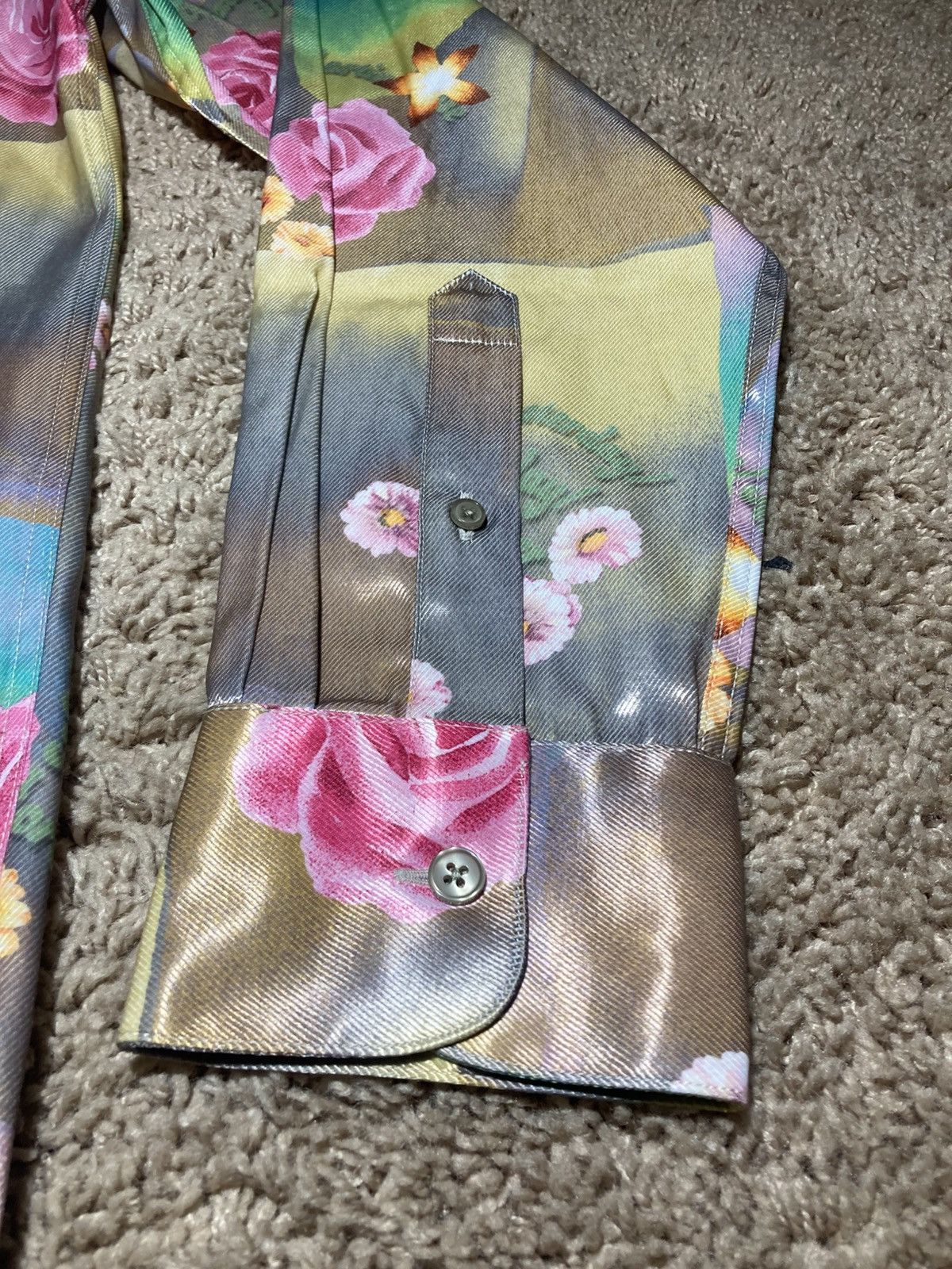 Martine Rose New SS24 Martine Rose Floral Glossy Wet Oil Look Today 2024 Size US S / EU 44-46 / 1 - 4 Thumbnail