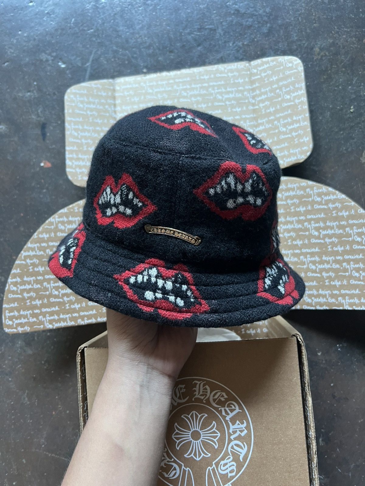 Chrome Hearts Chrome Hearts Chomper Bucket Hat Size ONE SIZE - 5 Thumbnail
