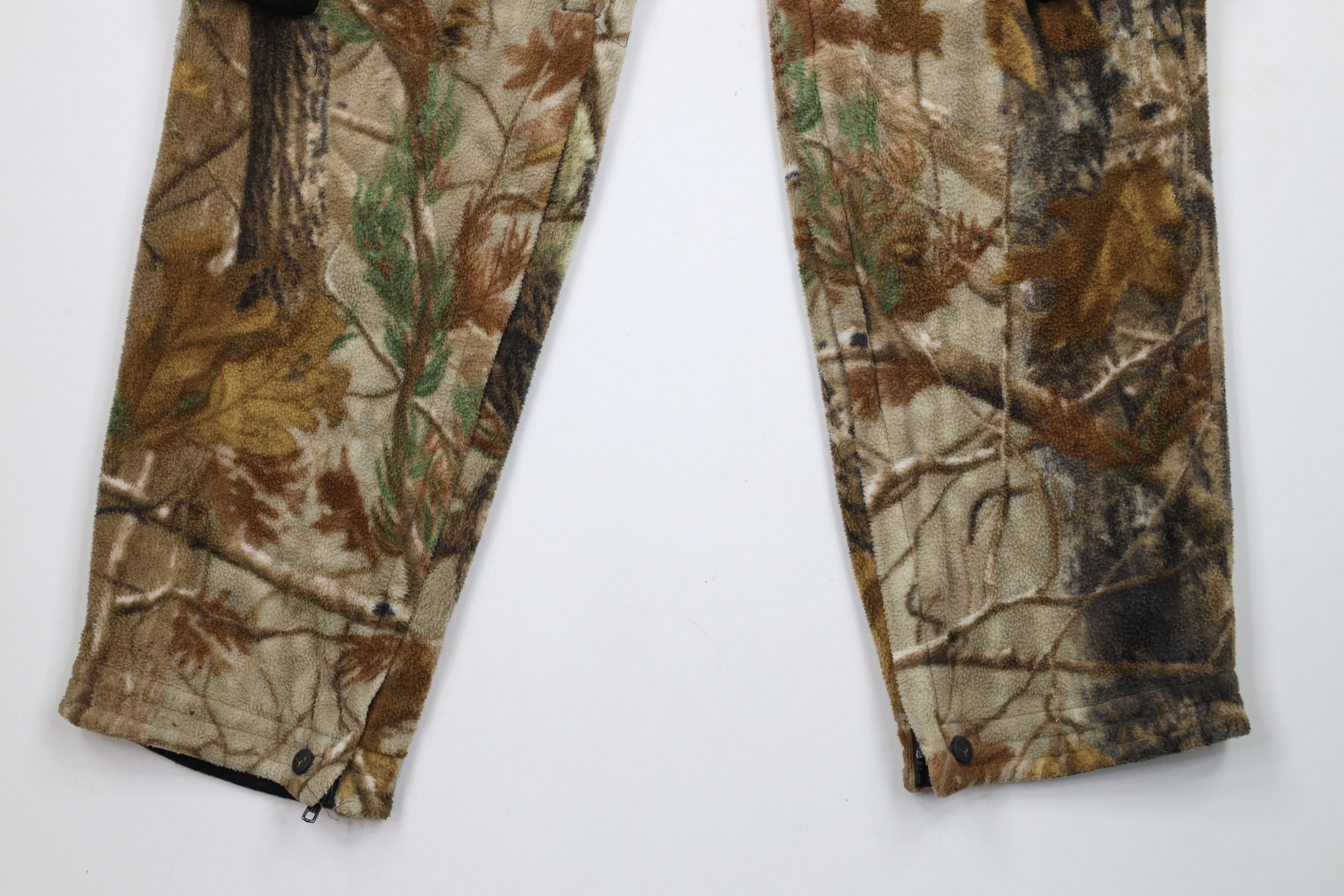 Vintage Vintage 90s Y2K Streetwear Fleece Camouflage Cargo Pants Size US 36 / EU 52 - 4 Thumbnail