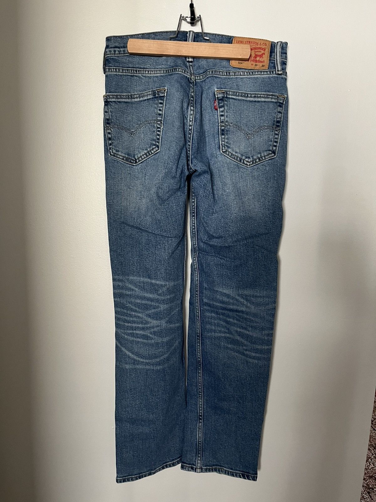 Levi's Levi’s Medium-Wash Straight-Leg 514 Jeans Size US 29 - 2 Thumbnail