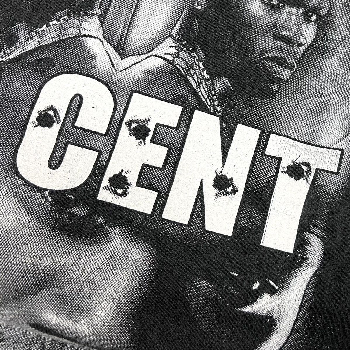 50 Cent × Rap Tees × Vintage Vintage 50 Cent Reverse logo Rap Hip Hop T Shirt Size S/M Size US M / EU 48-50 / 2 - 17 Thumbnail