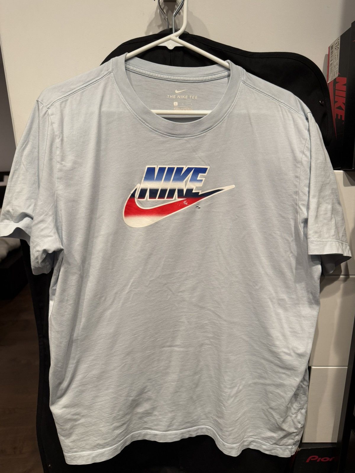 Nike Vintage Nike Swoosh Tee Size US L / EU 52-54 / 3 - 2 Thumbnail