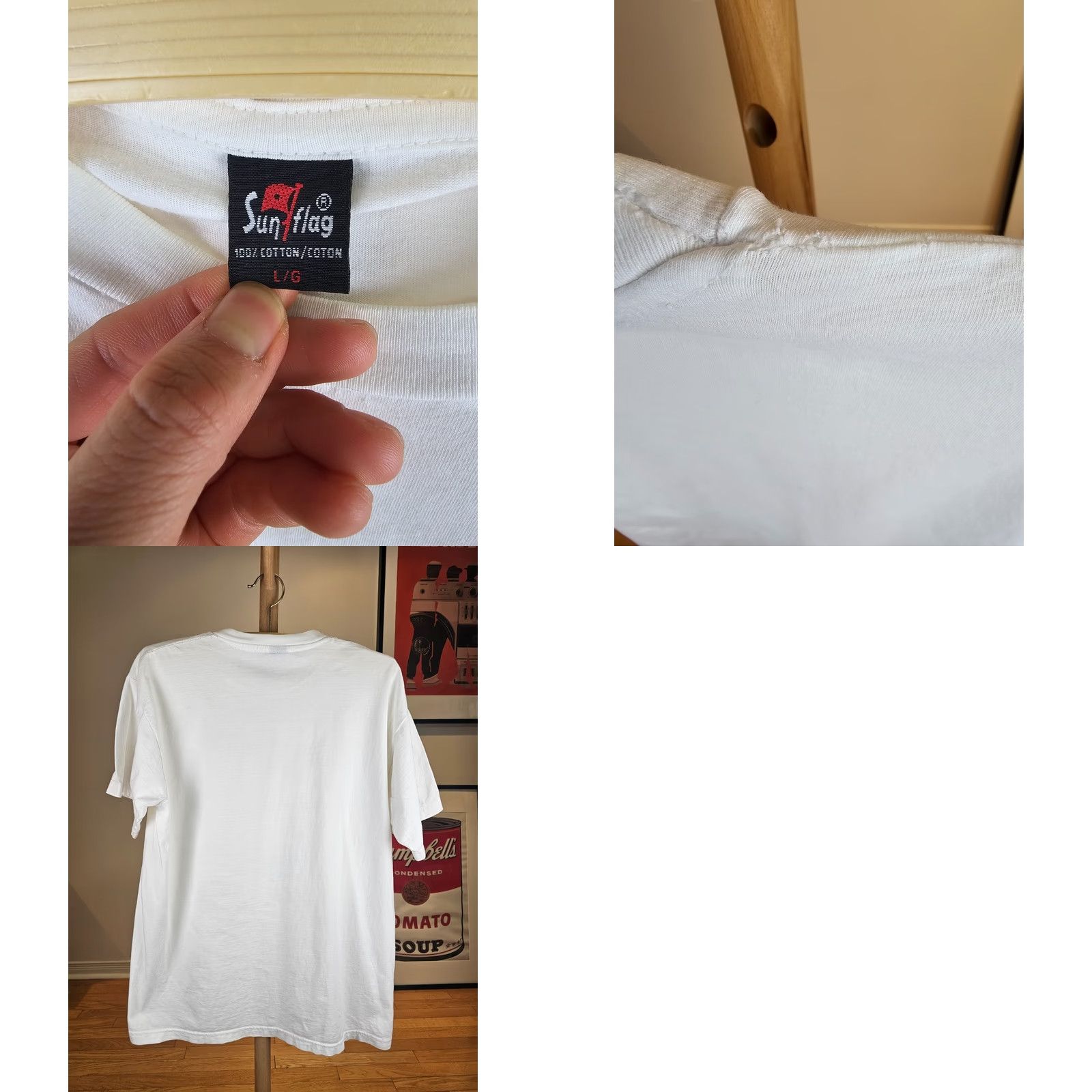Vintage VINTAGE SNAP ON RACING DALE EARNEST WHITE COTTON T-SHIRT SZ LARGE Size US L / EU 52-54 / 3 - 8 Thumbnail