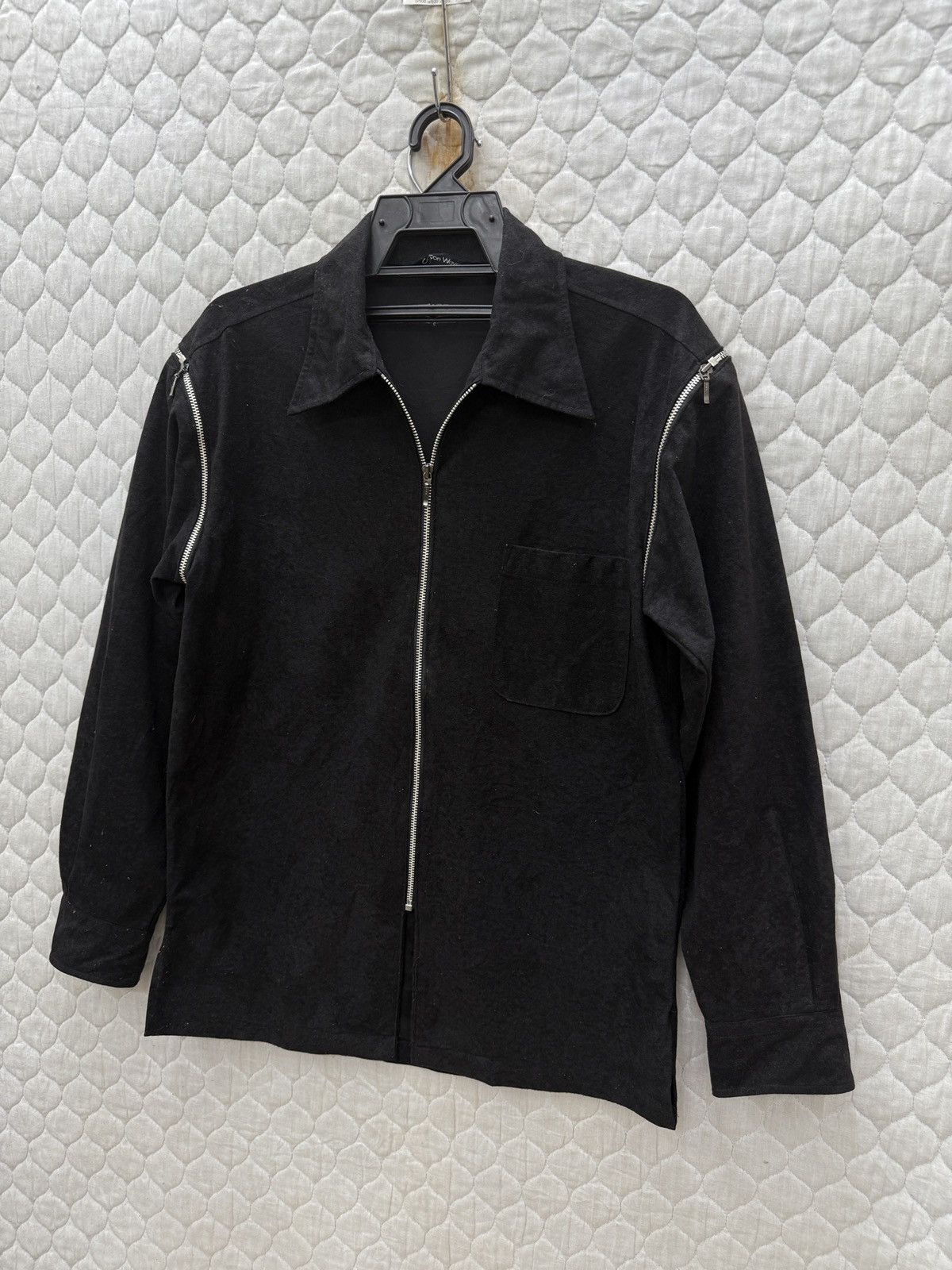 Comme des Garcons 🔥🔥🔥ARCHIVE GARCON WAVE DETACHABLE SLEEVE ZIPPER SHIRTS Size US M / EU 48-50 / 2 - 2 Thumbnail