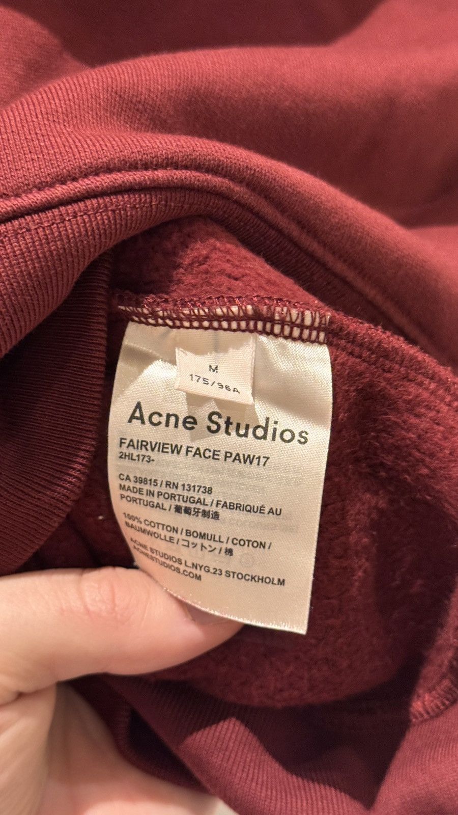 Acne Studios Acne Studios Red Face Crewneck Size US M / EU 48-50 / 2 - 4 Thumbnail