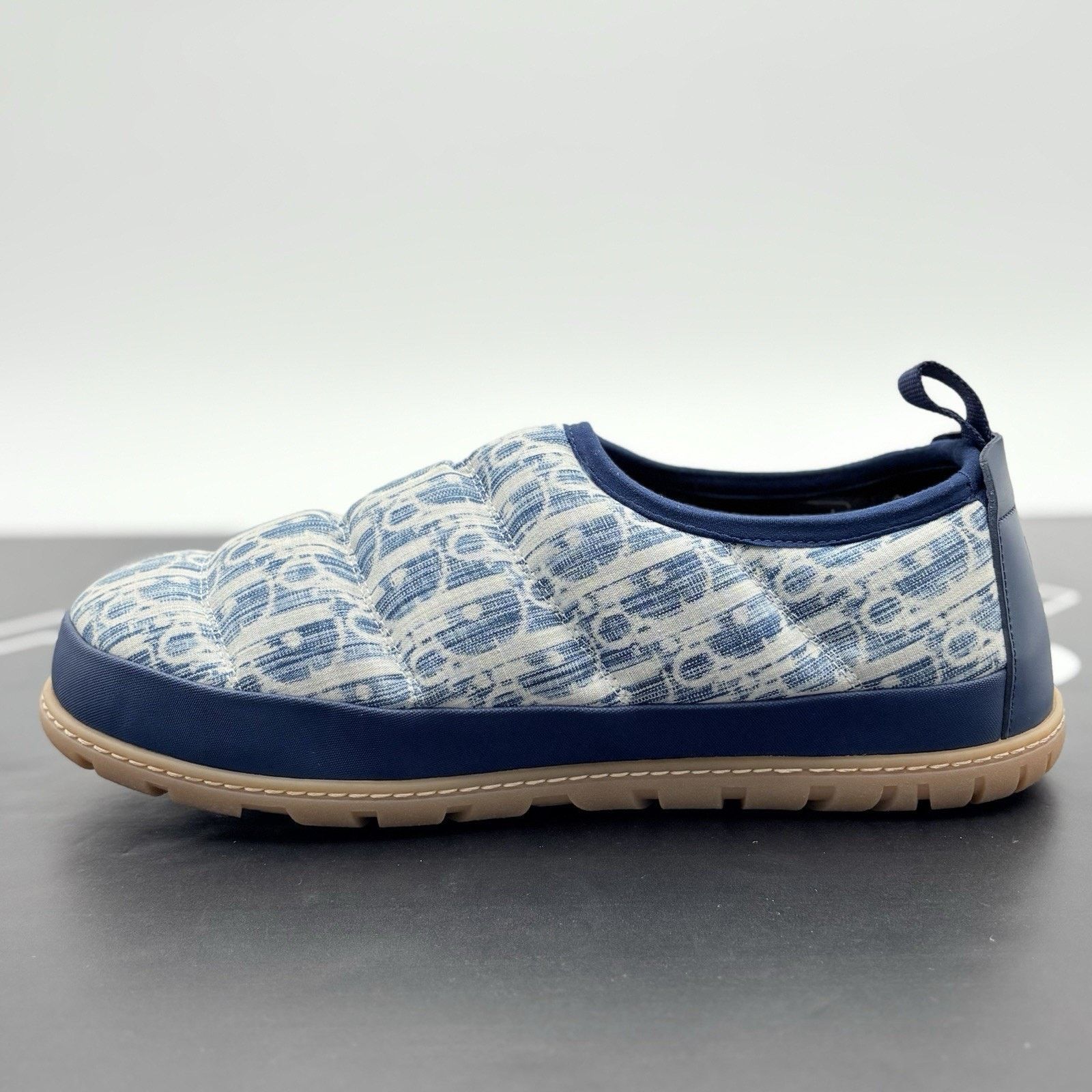 Dior Dior Snow Quilted Puffer Oblique Slipper ' Blue '| EXCELLENT Size US 9 / EU 42 - 4 Thumbnail