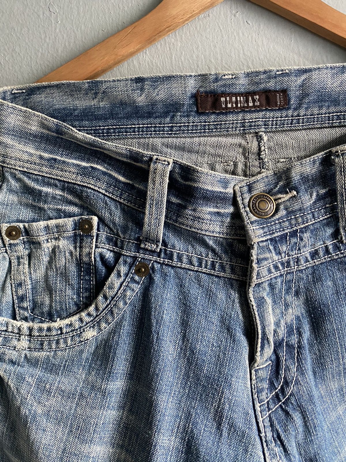 If Six Was Nine × Japanese Brand × Other Ultimax japan studded Cross wing flare men jeans Size US 33 - 4 Thumbnail