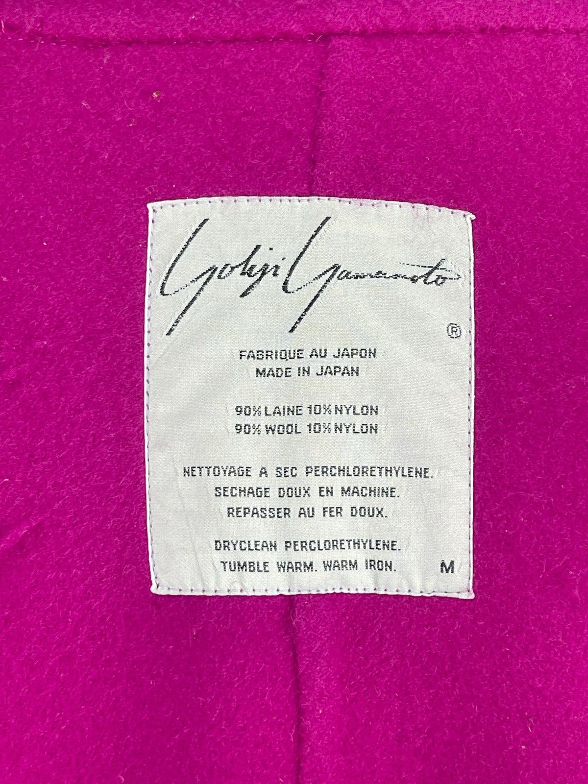 Yohji Yamamoto Runaway F/W 1987 Purple Wool Coat Size M / US 6-8 / IT 42-44 - 8 Thumbnail