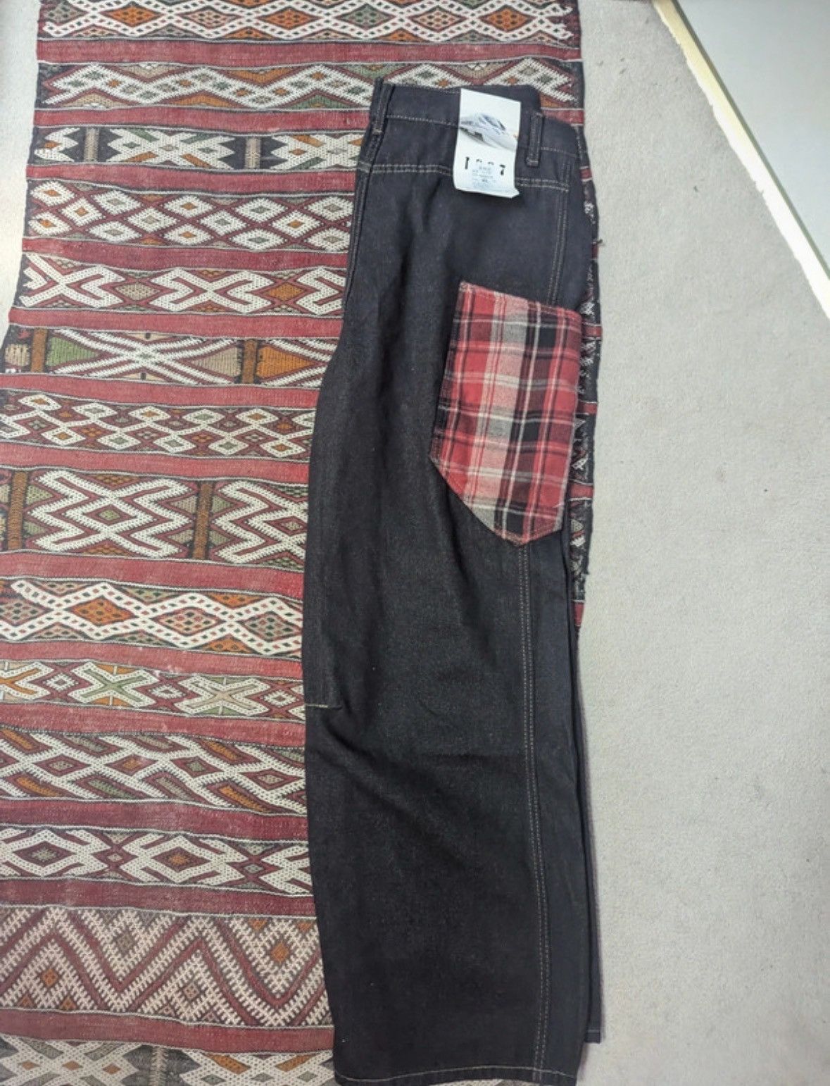 Other Osaka Big Train Y2K Japanese Wide Leg Carpenter Jeans NWT Size 29" - 3 Thumbnail