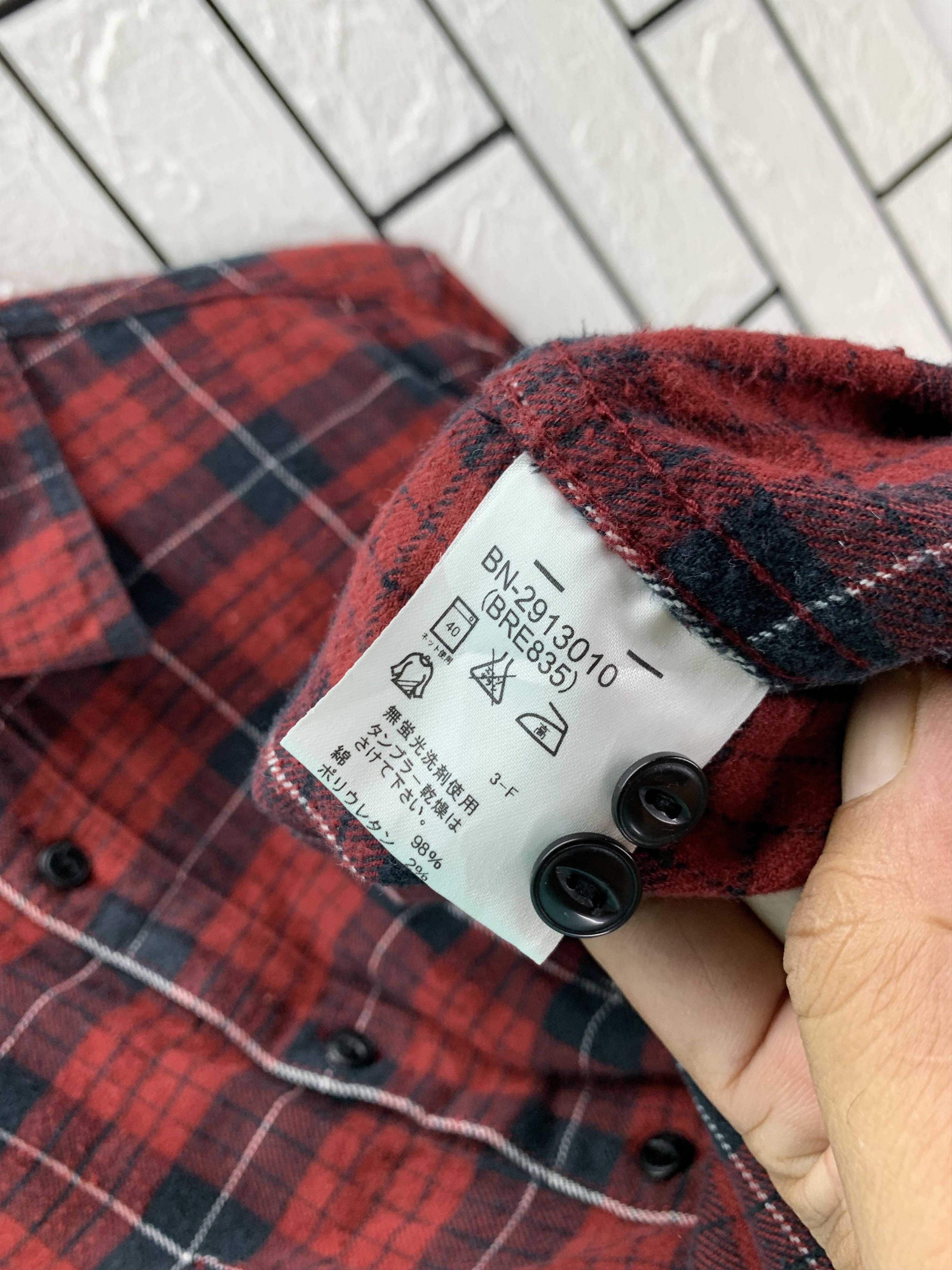 Japanese Brand Vintage Back Number Shirt Button Size US M / EU 48-50 / 2 - 6 Thumbnail