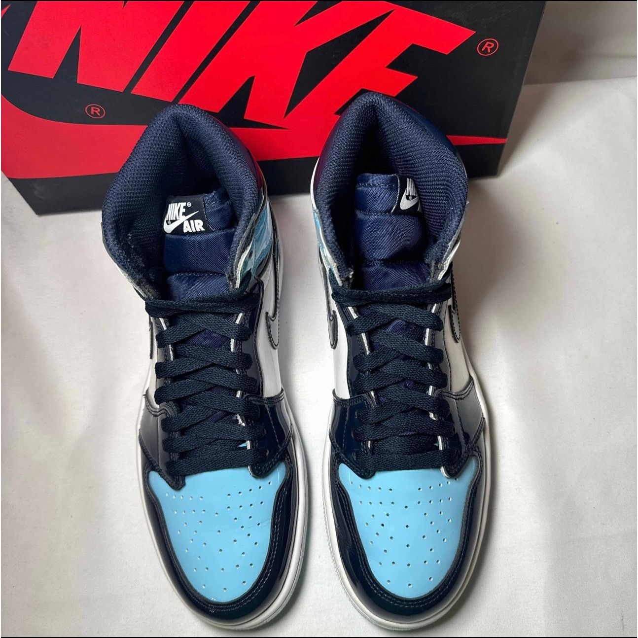 Jordan Brand × Nike Size 8 - Air Jordan 1 Retro High OG Blue Chill Women's Shoes Size US 8 / IT 38 - 4 Thumbnail