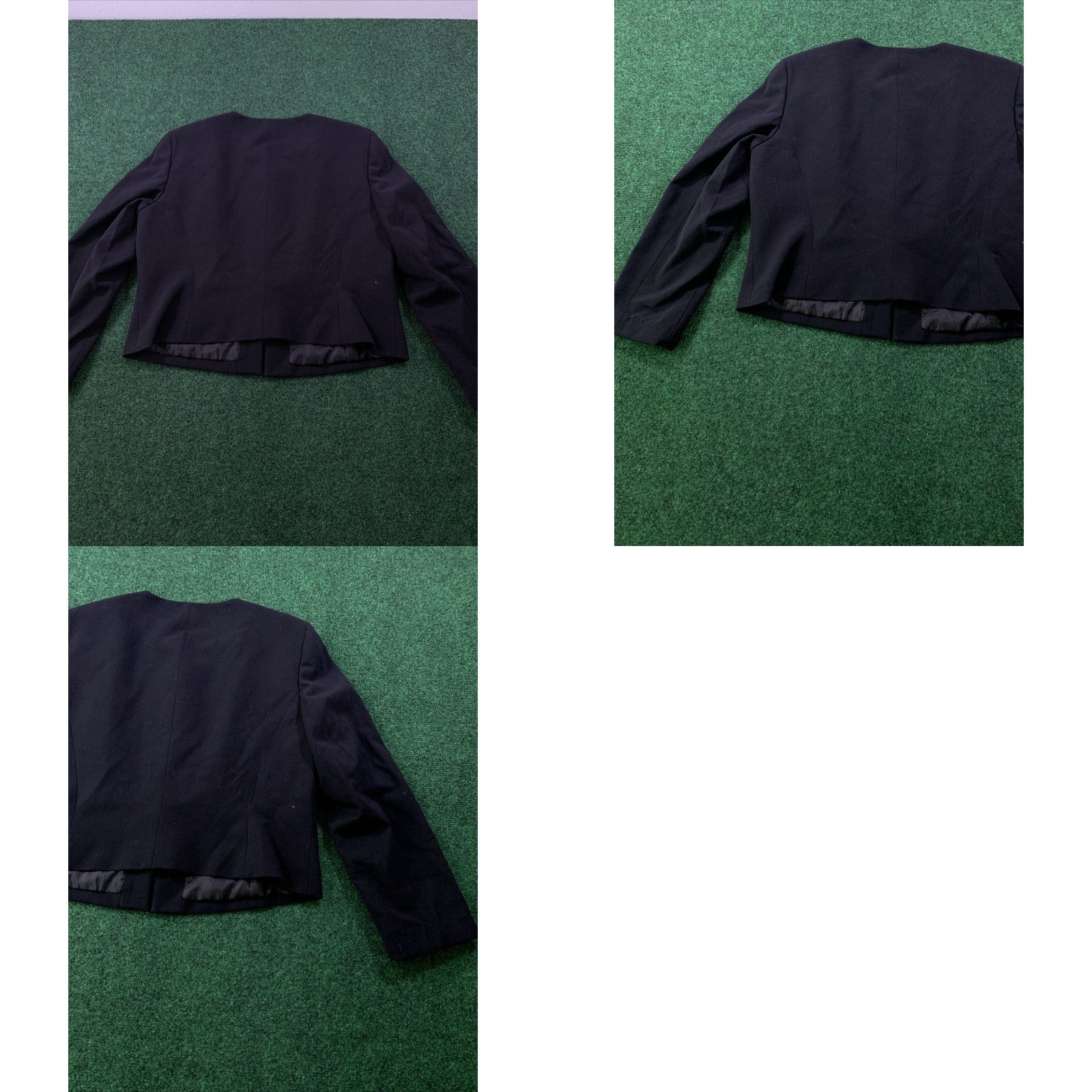 Nine West Nine West Women's Black Gold like Button Detail Snap Blazer Size 10 With Pockets Size L / US 10 / IT 46 - 8 Thumbnail