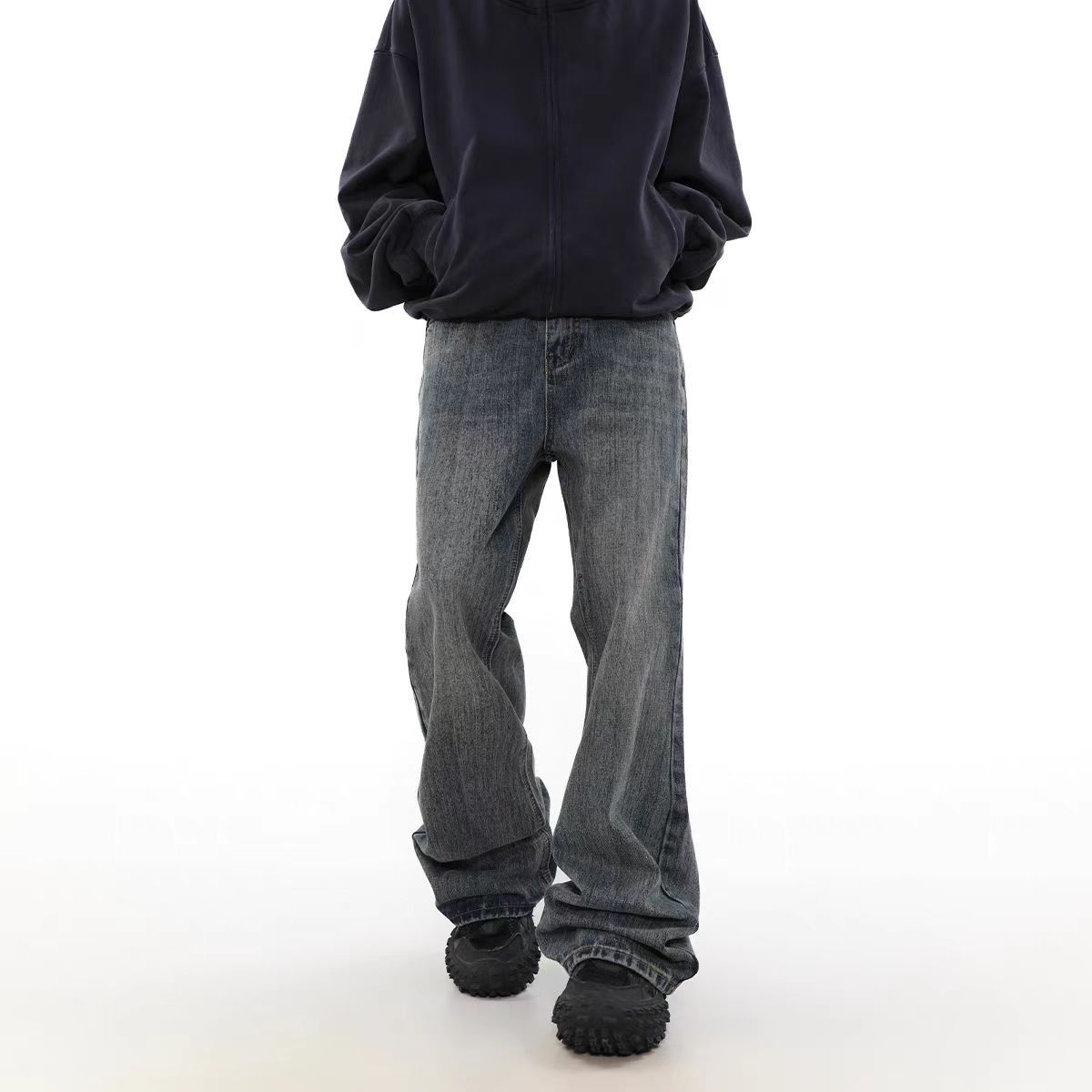 Japanese Brand × Jean High street washed vintage micro flare jeans Size US 33 - 4 Thumbnail