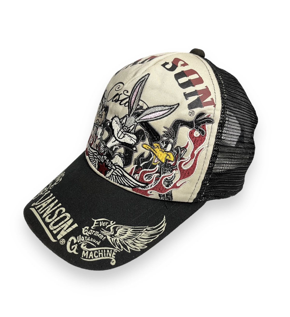 Vanson Leathers 🏁VANSON LEATHERS X LOONEY TUNES Street & Track Trucker Hat Size ONE SIZE - 4 Thumbnail