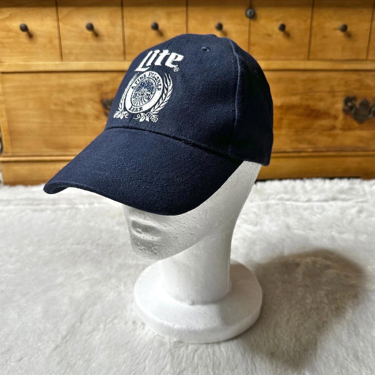 Designer Miller Lite Blue Snapback Hat Unisex Adjustable Casual Cap Size ONE SIZE - 1 Thumbnail