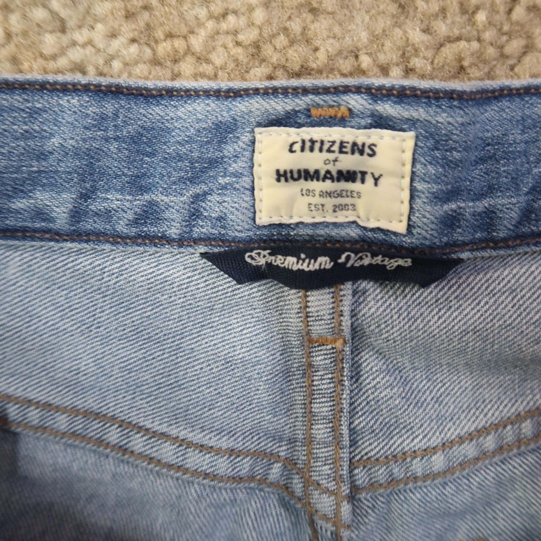 Citizens Of Humanity Citizens of Humanity Liya High Classic Crop Jeans Women's 29 Blue Denim Size 29" - 4 Thumbnail
