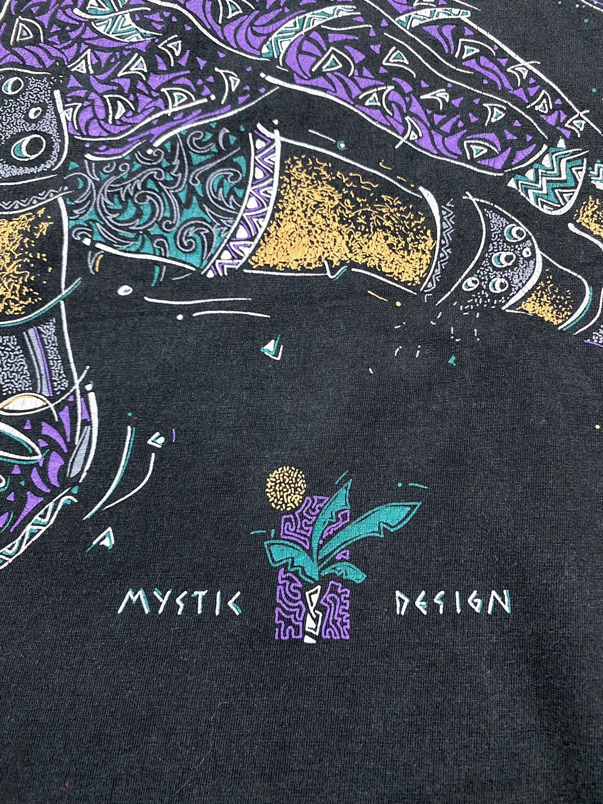 Japanese Brand Rare Vintage 1990’s Mystic Art T Shirt Japanese Size US L / EU 52-54 / 3 - 16 Thumbnail