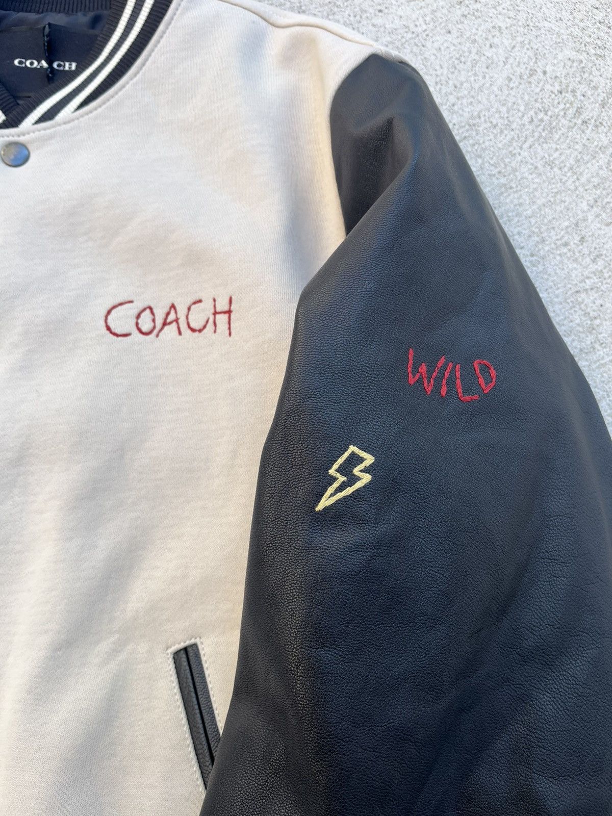 Coach Coach Diary Leather varsity jacket Size US L / EU 52-54 / 3 - 5 Thumbnail