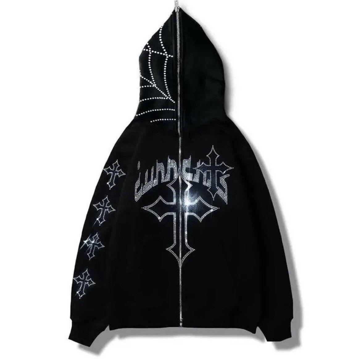 00s y2k fur zip hoodie gimmick lgb 短丈 Abercrombie & Fitch × Hysteric Glamour × If Six Was Nine Y2K