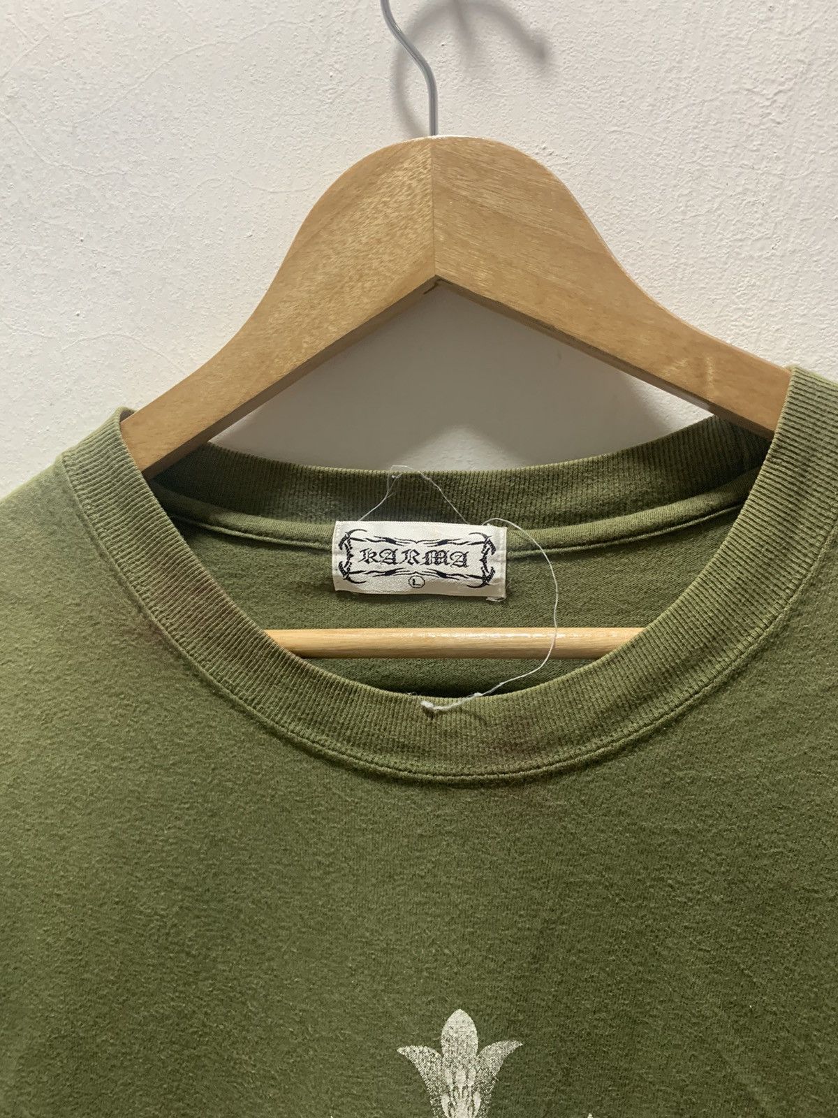 If Six Was Nine Vintage karma cross logo Long Sleeve Size US L / EU 52-54 / 3 - 6 Thumbnail