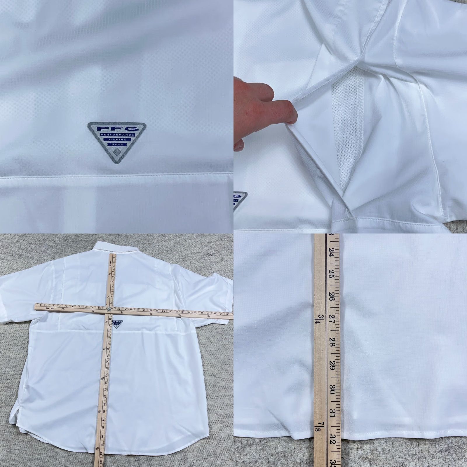 Vintage Columbia PFG Shirt Men XL White Button-Up Performance Vented Fishing Safari Shirt Size US XL / EU 56 / 4 - 8 Thumbnail