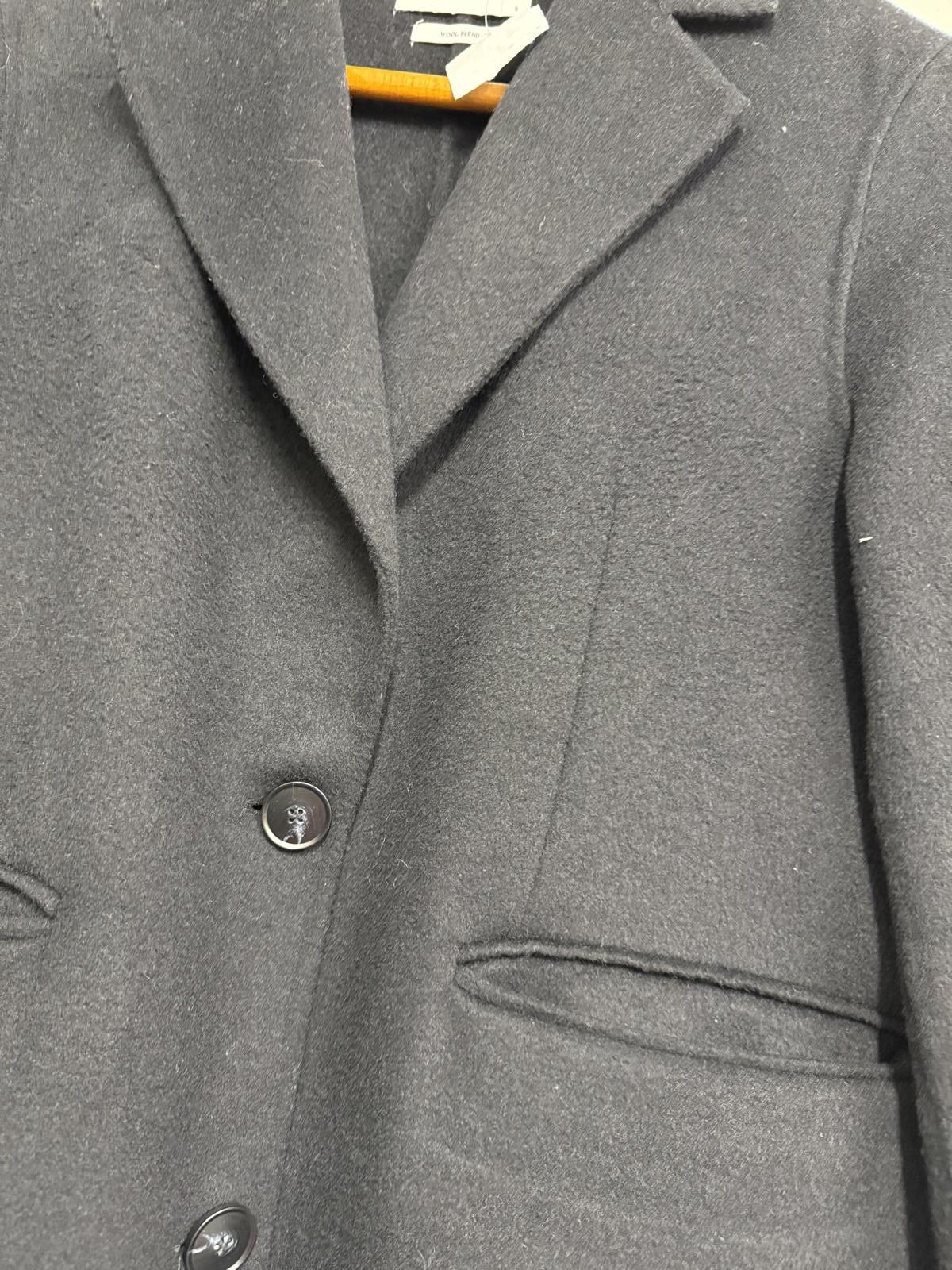 Reserved Reserved Black Wool Blend Long Coat Size S Size US S / EU 44-46 / 1 - 3 Thumbnail