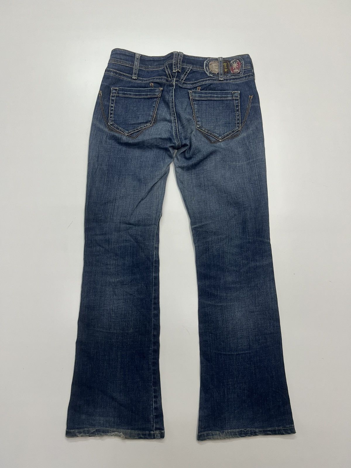 Marithe + Francois Girbaud Marithe Francois Girbaud Flare Denim Jeans size 30 Size 30" / US 8 / IT 44 - 7 Thumbnail