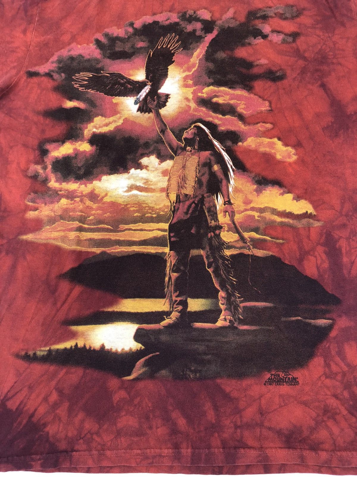 The Mountain × Vintage Vintage The Mountain 1997 premium tie dye authentic tee M Size US M / EU 48-50 / 2 - 3 Thumbnail