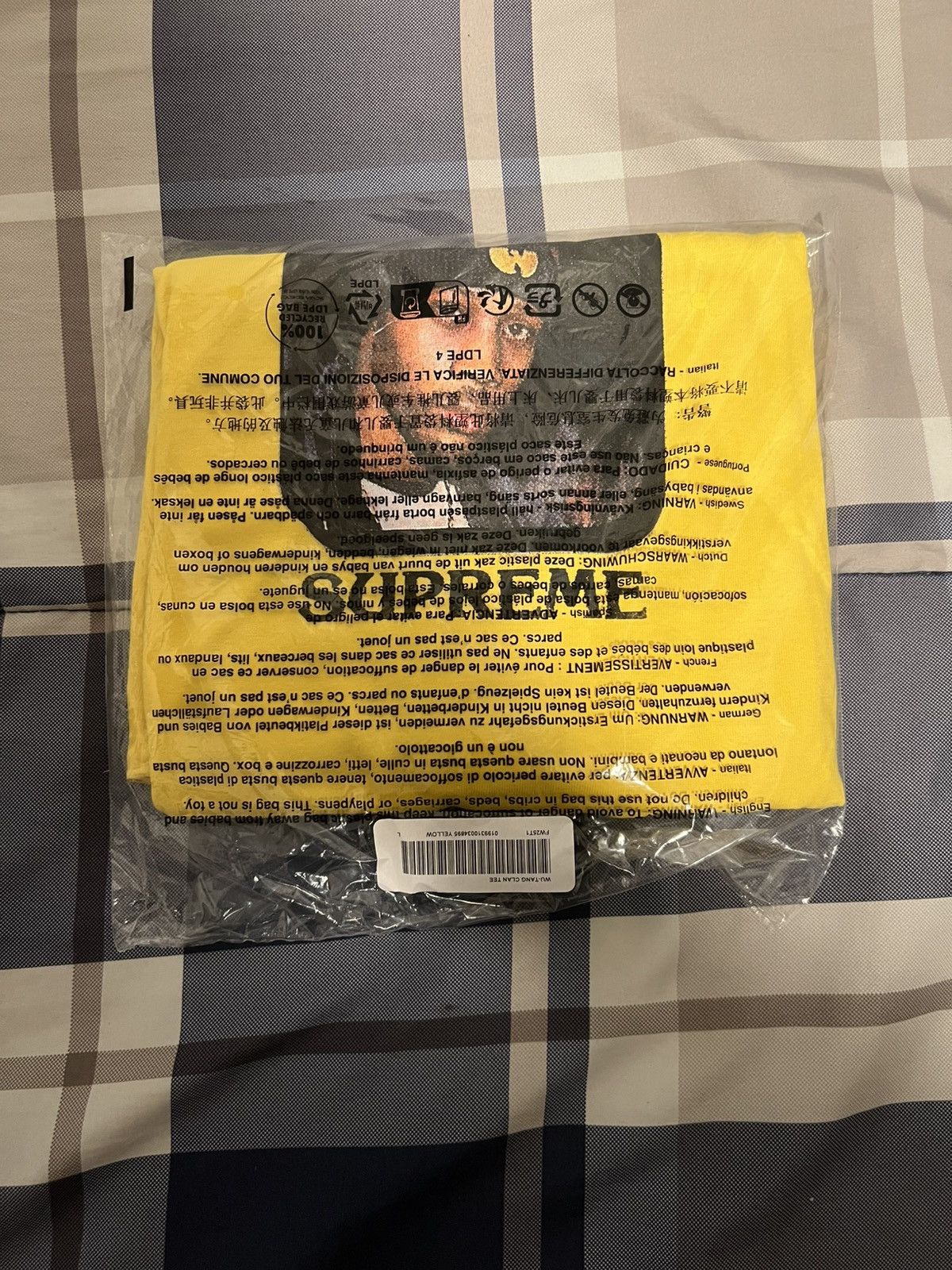 Supreme Supreme Wu Tang Clan RZA Tee Yellow Size Large Size US L / EU 52-54 / 3 - 1 Thumbnail