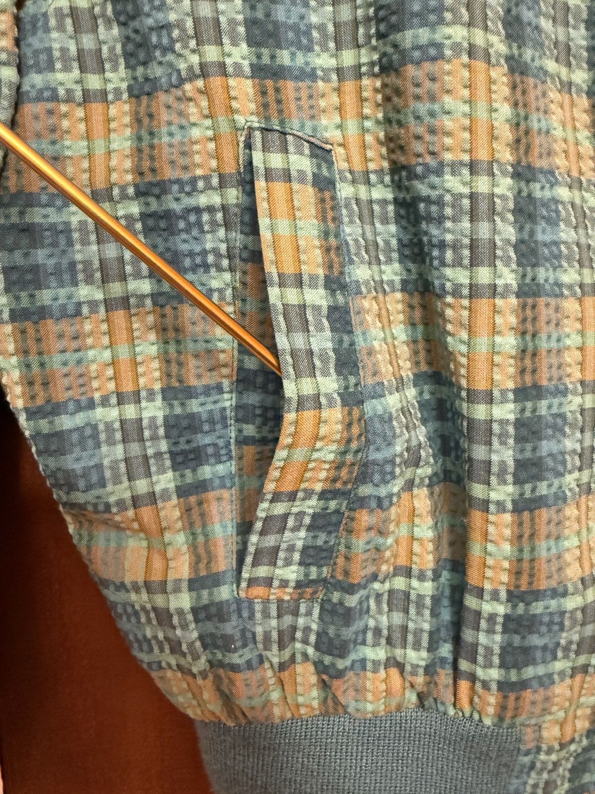 Other Crocodile International Men’s Vintage Plaid Bomber Jacket Size US L / EU 52-54 / 3 - 5 Thumbnail