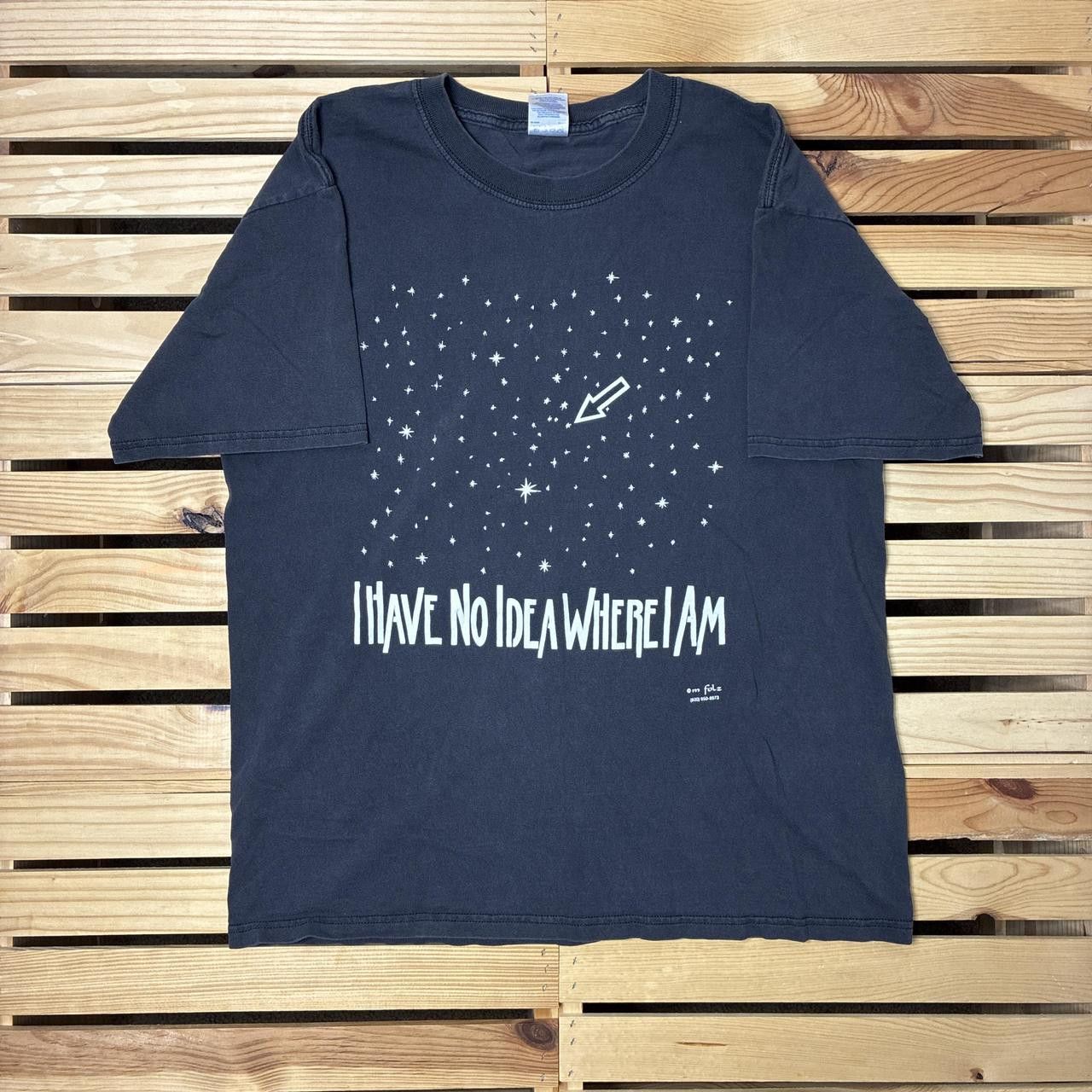 Gildan Vintage "I Have No Idea Where..." Black Space Tee Size Large Size US L / EU 52-54 / 3 - 1 Thumbnail