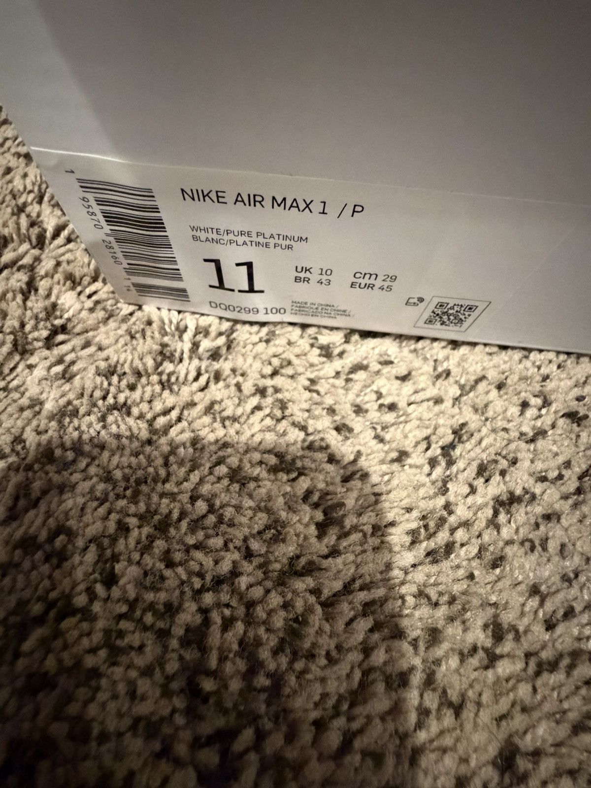 Nike × Patta Nike Air Max 1 Patta Waves White Size US 11 / EU 44 - 8 Thumbnail
