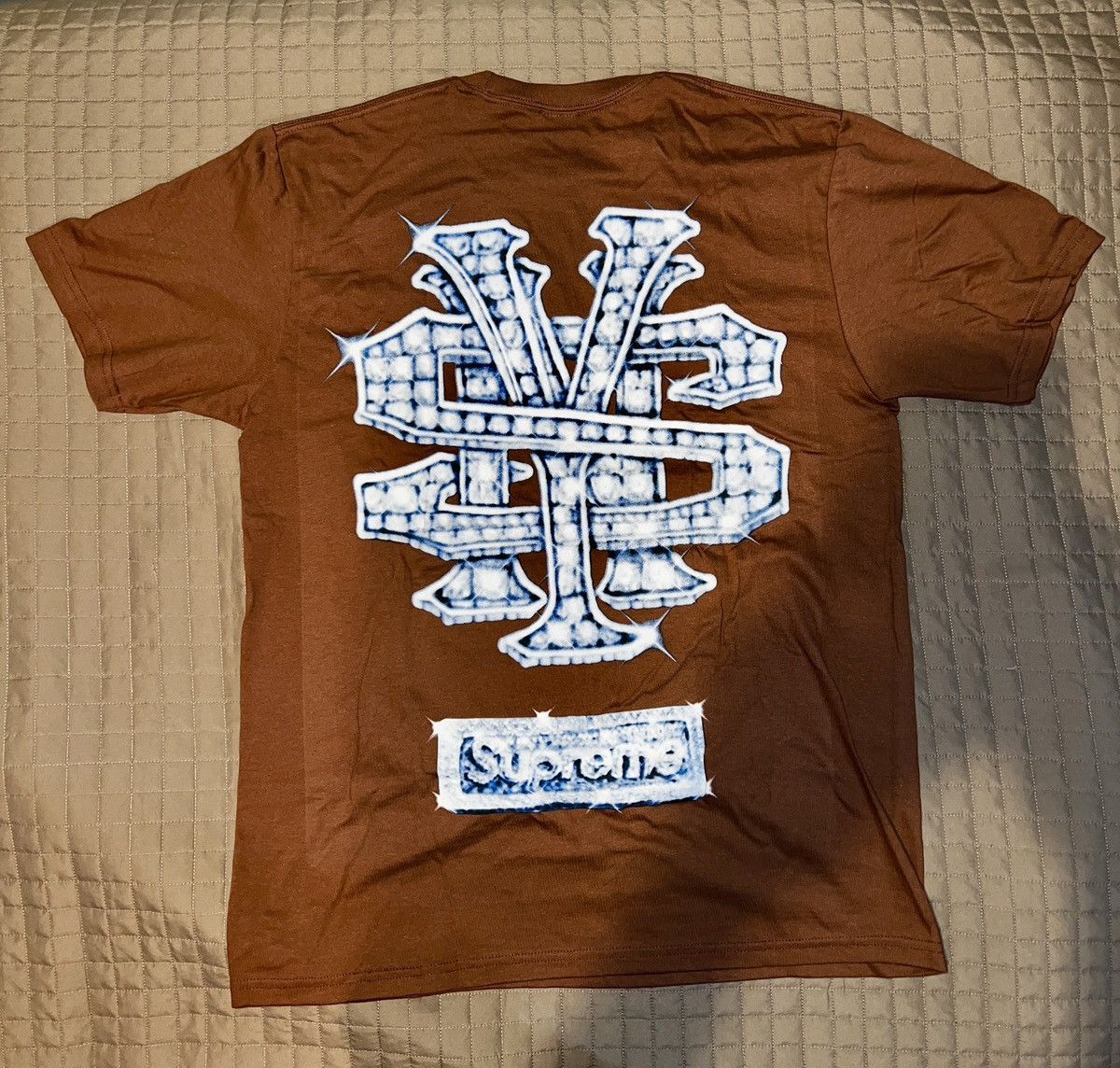 Supreme Supreme Snowman Tee Brown Size Medium Size US L / EU 52-54 / 3 - 2 Thumbnail