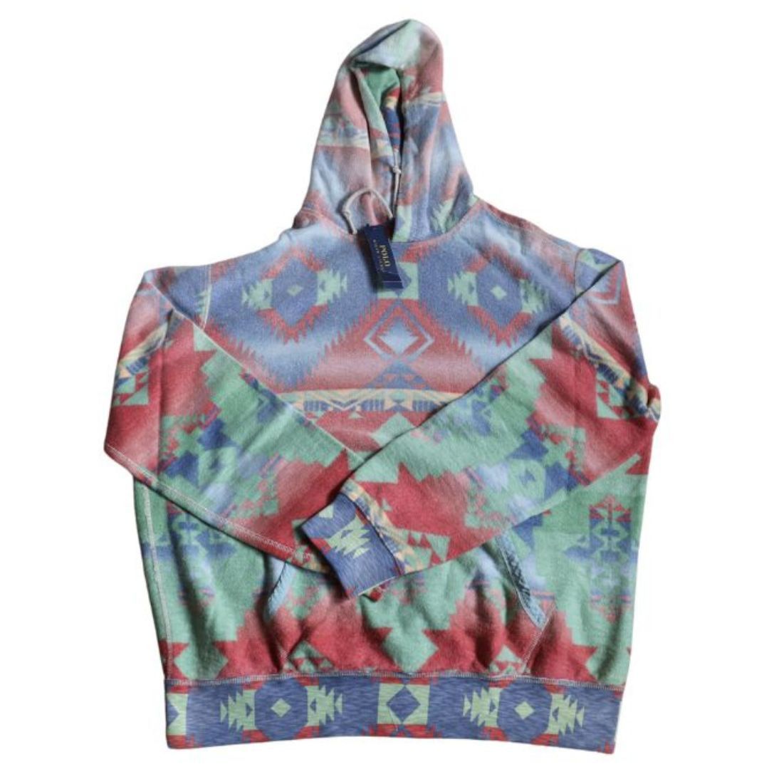 image of Polo Ralph Laurent Aztec Yosemite Hoodie ( ), Men's (Size 2XL)