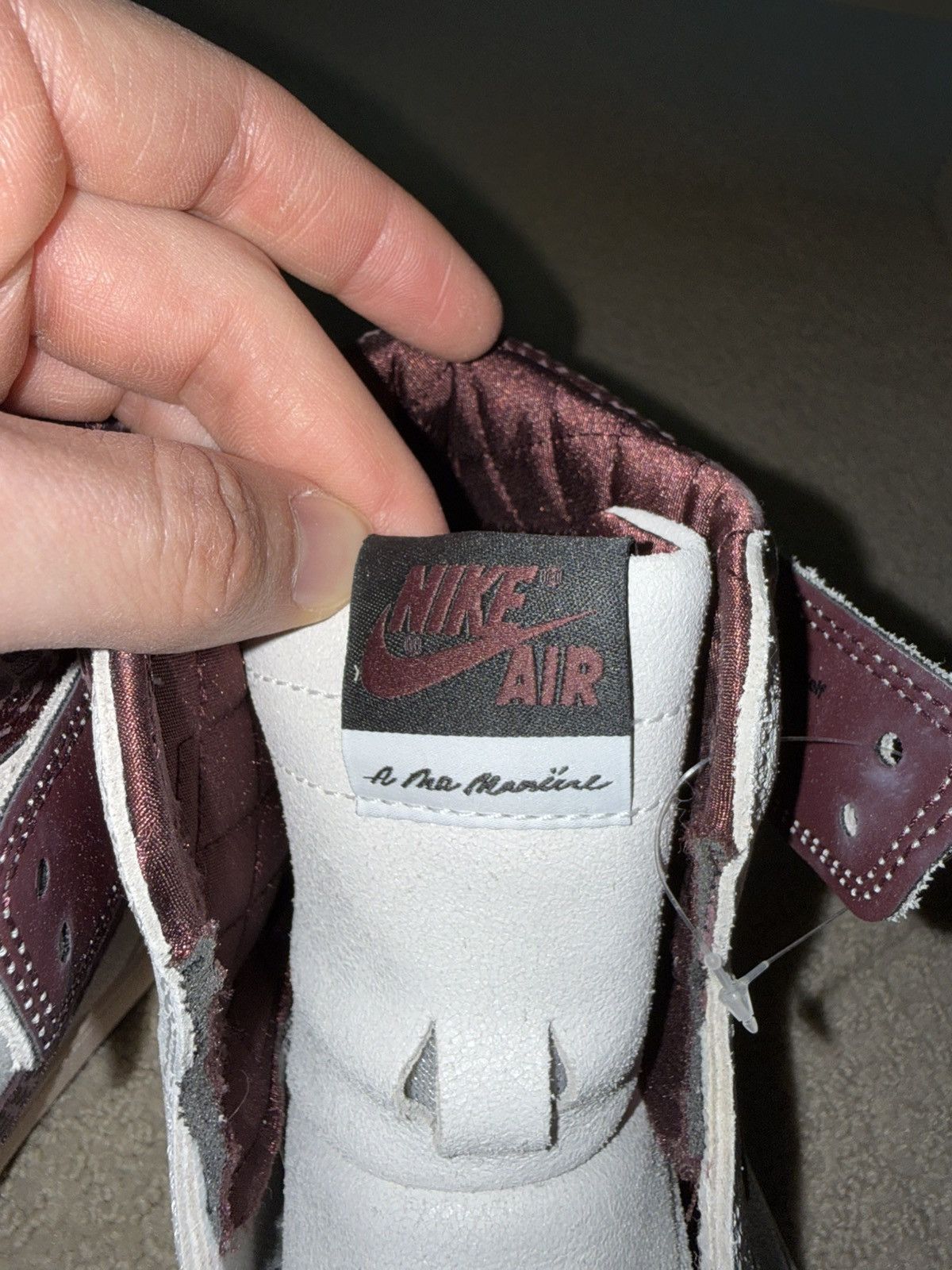 A Ma Maniere × Jordan Brand Jordan 1 Retro High OG Size US 12 / EU 45 - 9 Thumbnail