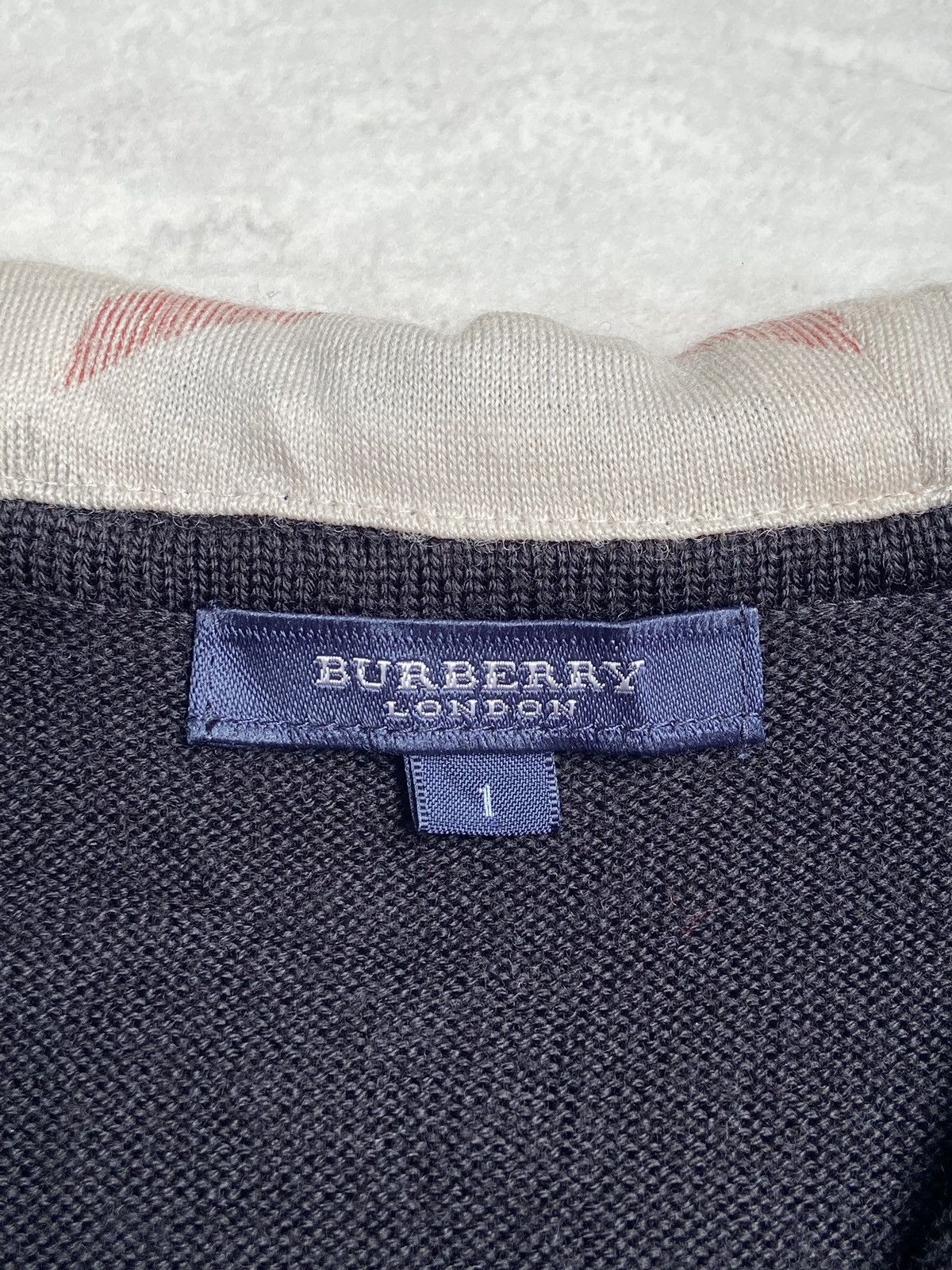Burberry BURBERRY Black Knit Jacket Size US XS / EU 42 / 0 - 6 Thumbnail