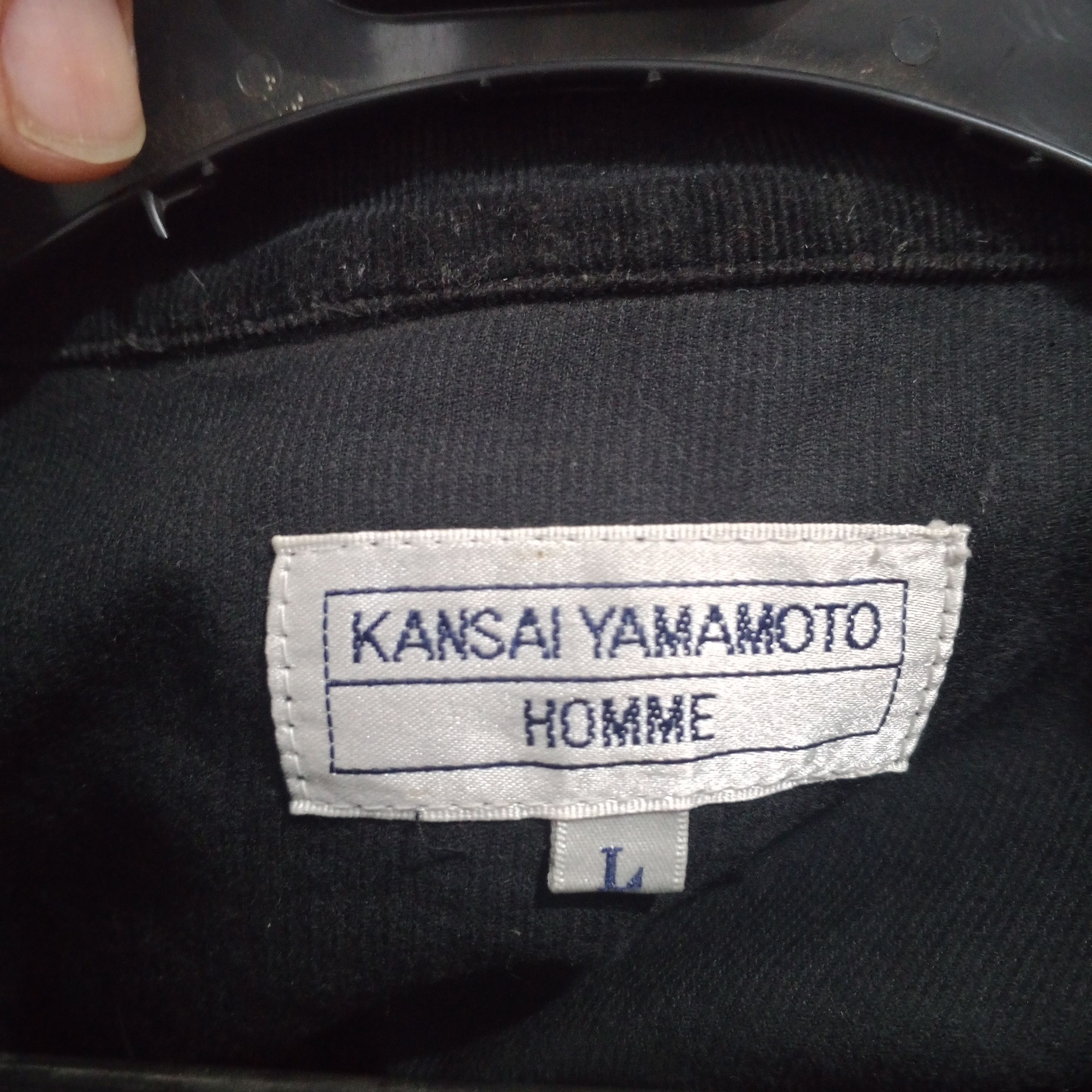 Kansai Yamamoto Kansai Yamamoto Black Corduroy Jacket Size US L / EU 52-54 / 3 - 5 Thumbnail